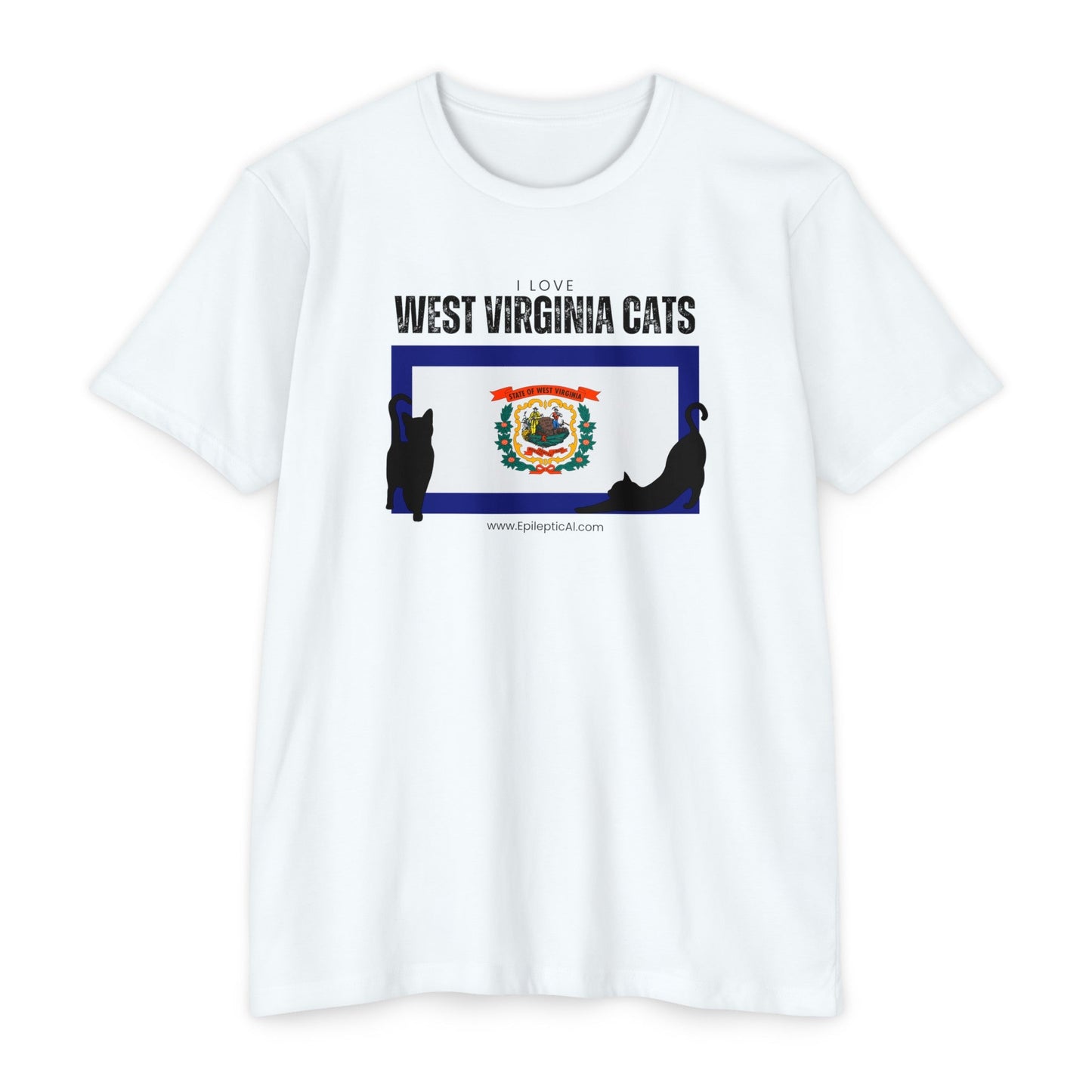 West Virginia Cats Unisex CVC Jersey T - shirt - T - Shirt - Epileptic Al’s Shop