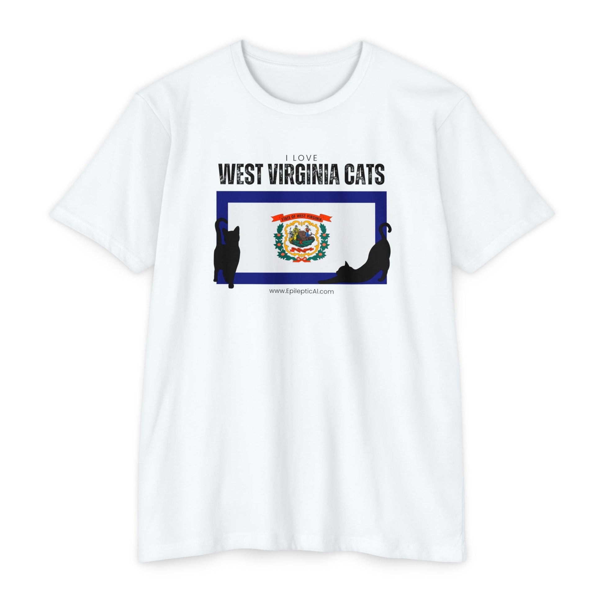 West Virginia Cats Unisex CVC Jersey T - shirt - T - Shirt - Epileptic Al’s Shop