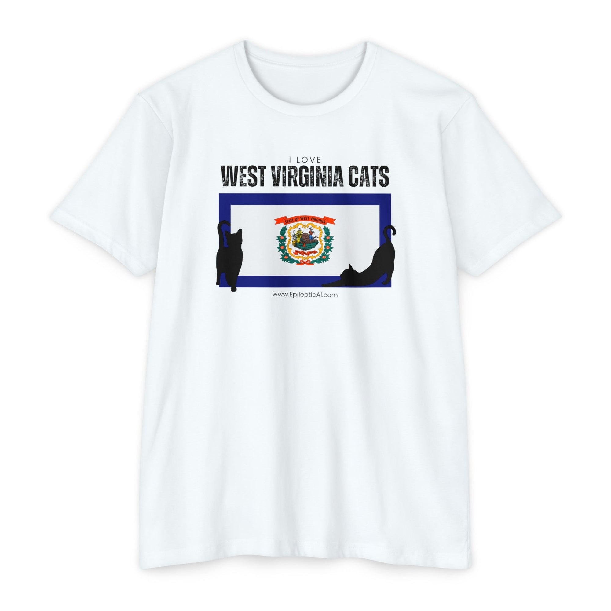 West Virginia Cats Unisex CVC Jersey T - shirt - T - Shirt - Epileptic Al’s Shop