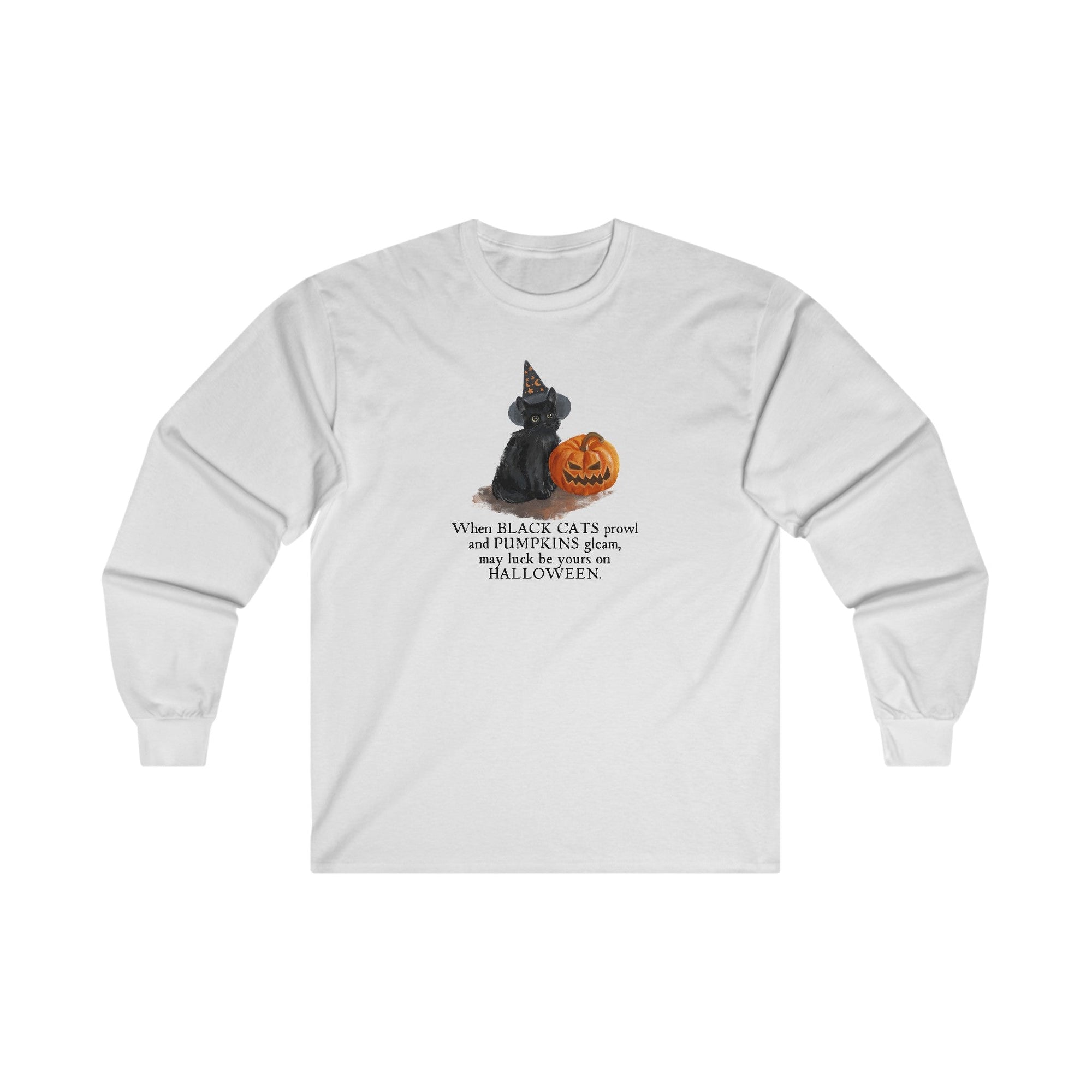 When Black Cats Prowl Unisex Ultra Cotton Long Sleeve Tee - Long - sleeve - EpiAl's Shop