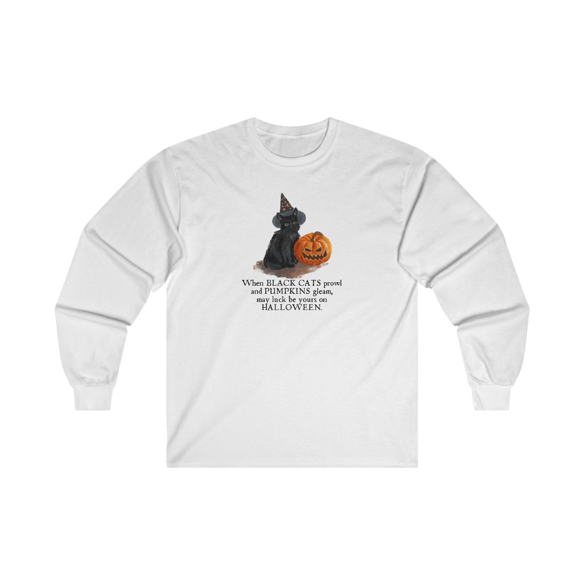 When Black Cats Prowl Unisex Ultra Cotton Long Sleeve Tee - Long - sleeve - EpiAl's Shop