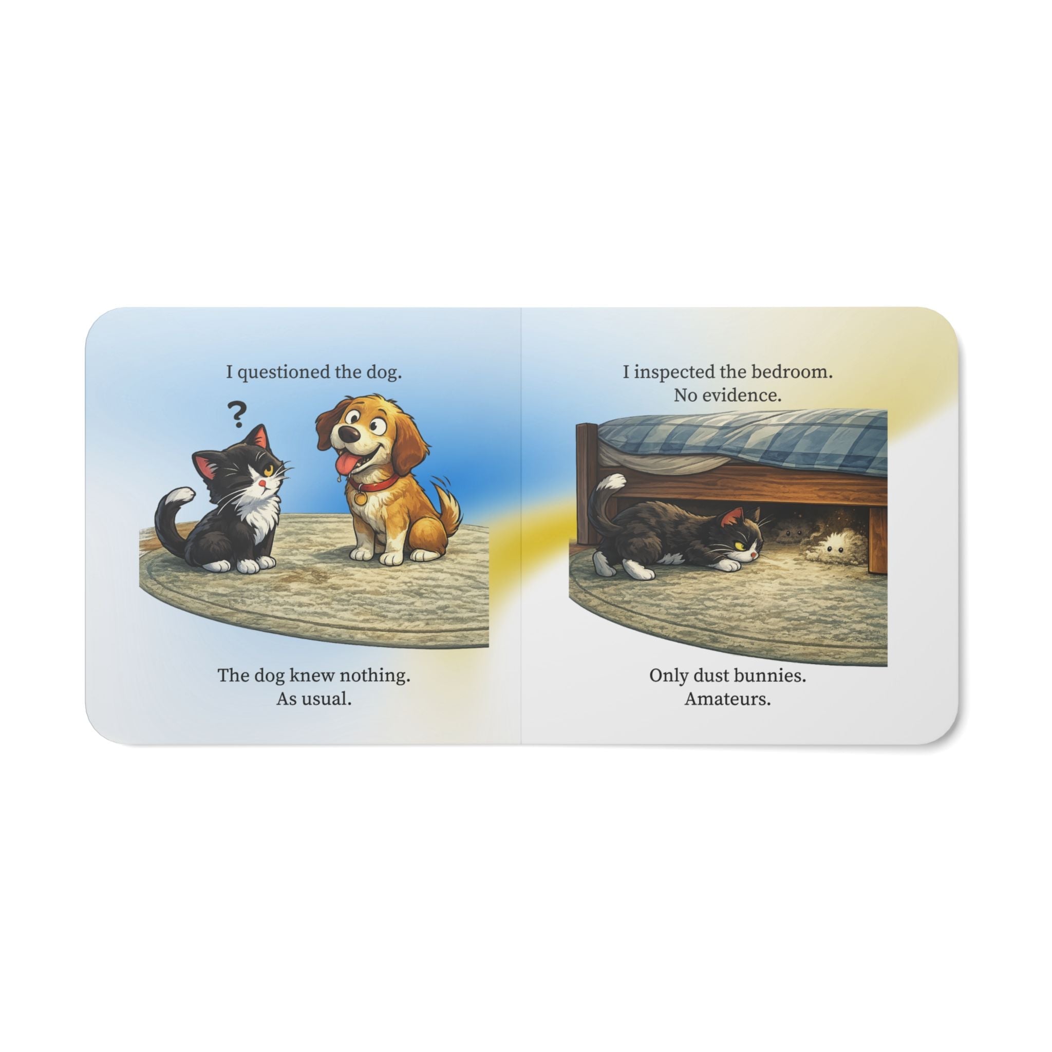 Where Is My Hairball? A Suspense Thriller | Funny Cat Lover Gift Board Book - Books, Board - EpiAl's Shop