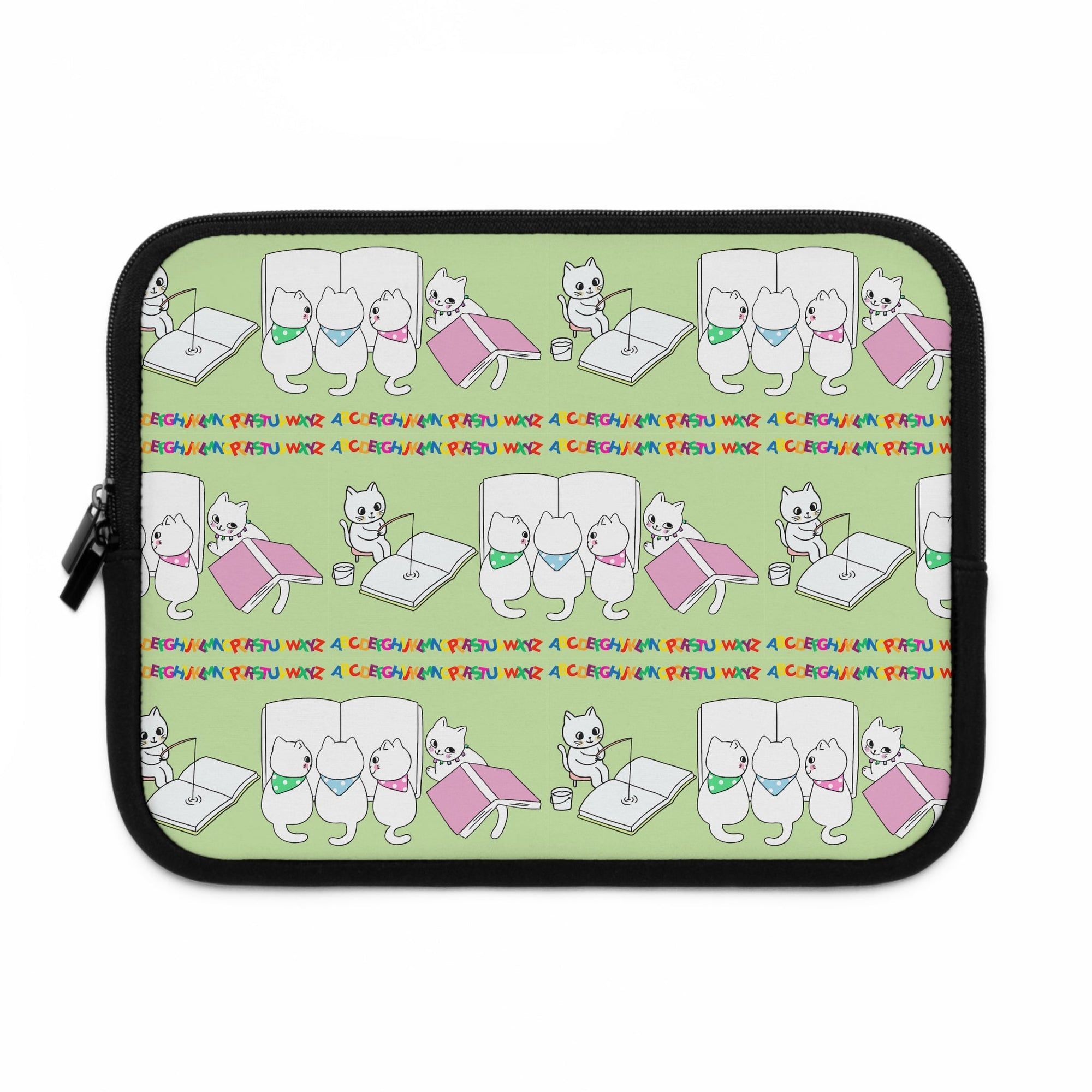 Whimsical Cat Laptop Sleeve - Accessories, Tech, Laptop Sleeves - EpiAl's Shop