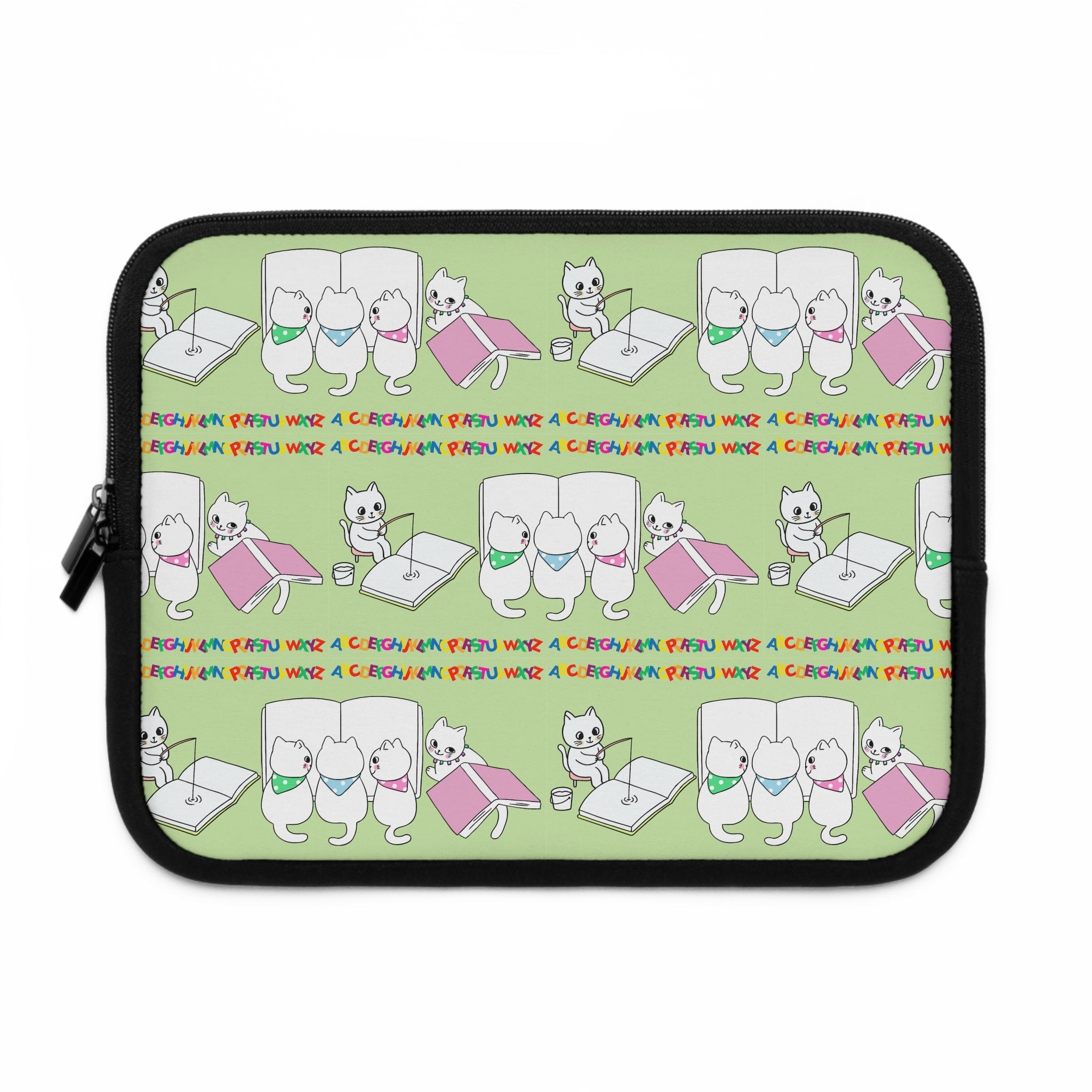 Whimsical Cat Laptop Sleeve - Accessories, Tech, Laptop Sleeves - EpiAl's Shop