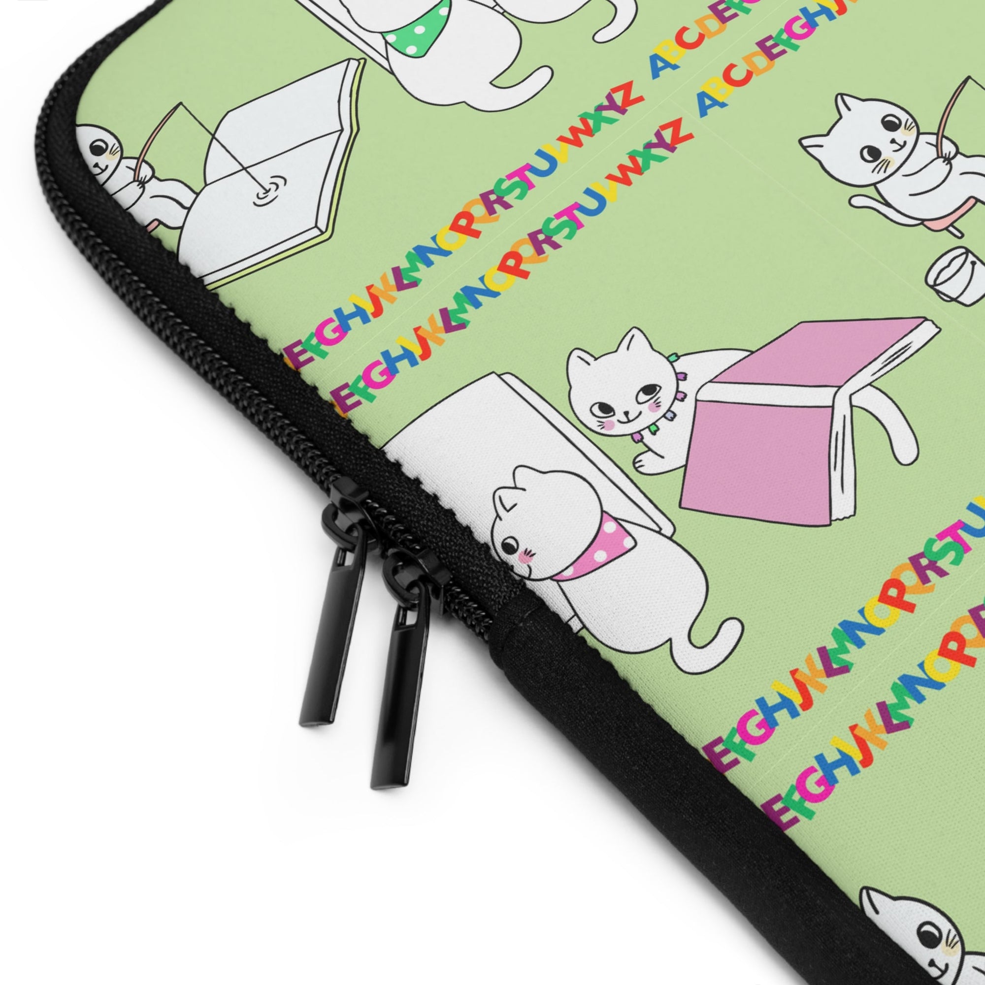 Whimsical Cat Laptop Sleeve - Accessories, Tech, Laptop Sleeves - EpiAl's Shop