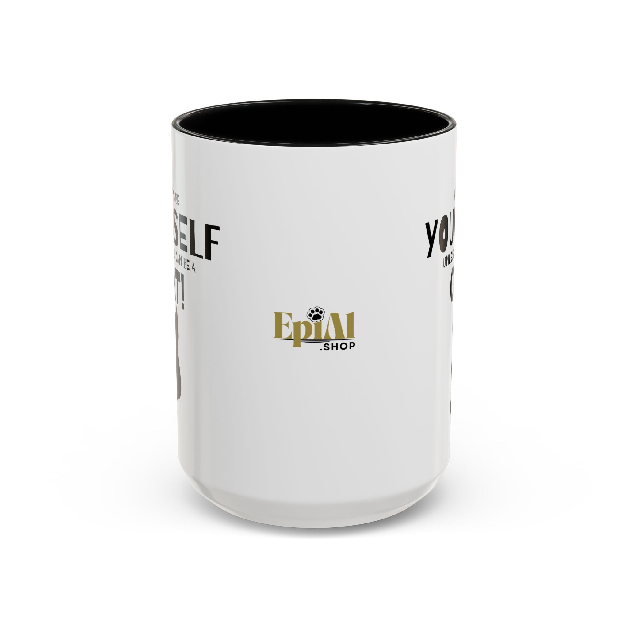 Whimsical Cat Lover Coffee Mug - Always Be Yourself - Drinkware, Coffee Mugs - EpiAl's Shop