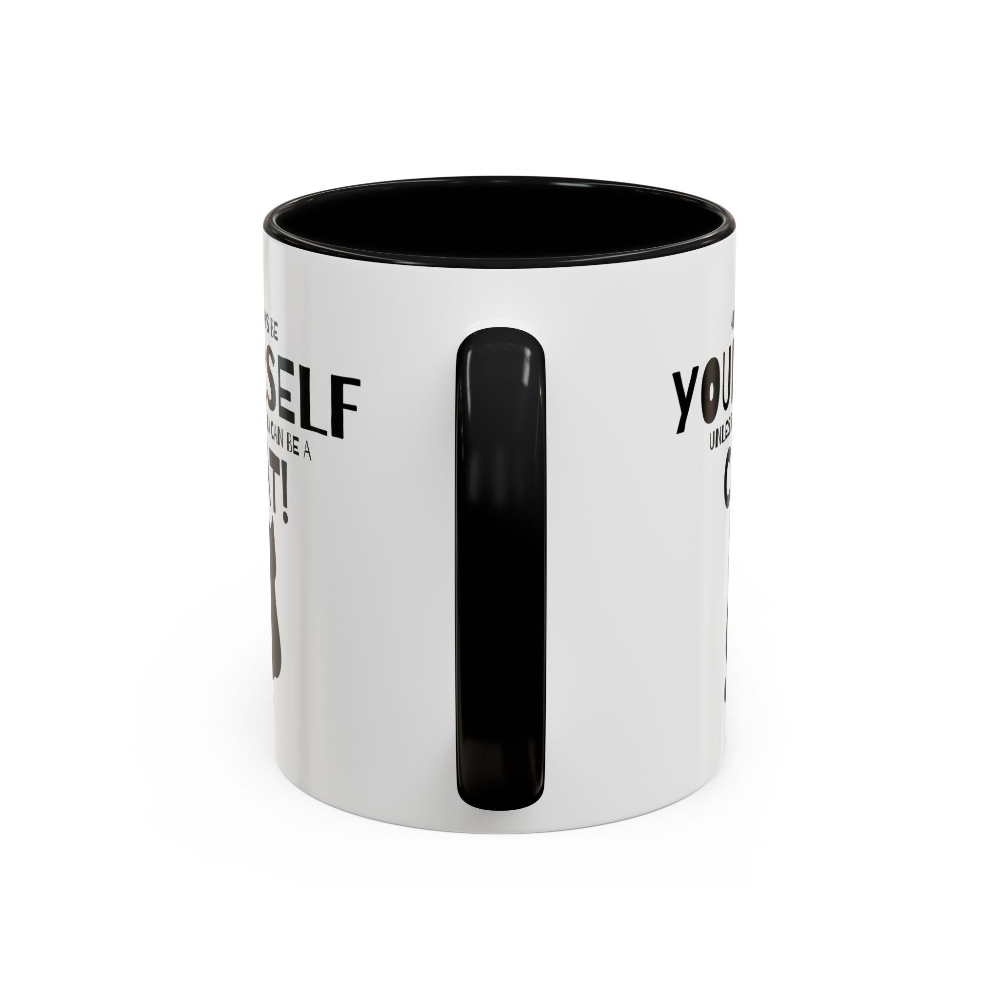 Whimsical Cat Lover Coffee Mug - Always Be Yourself - Drinkware, Coffee Mugs - EpiAl's Shop