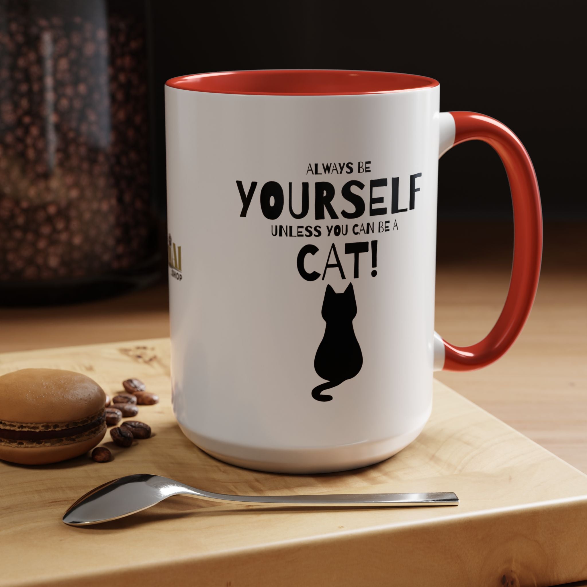 Whimsical Cat Lover Coffee Mug - Always Be Yourself - Drinkware, Coffee Mugs - EpiAl's Shop
