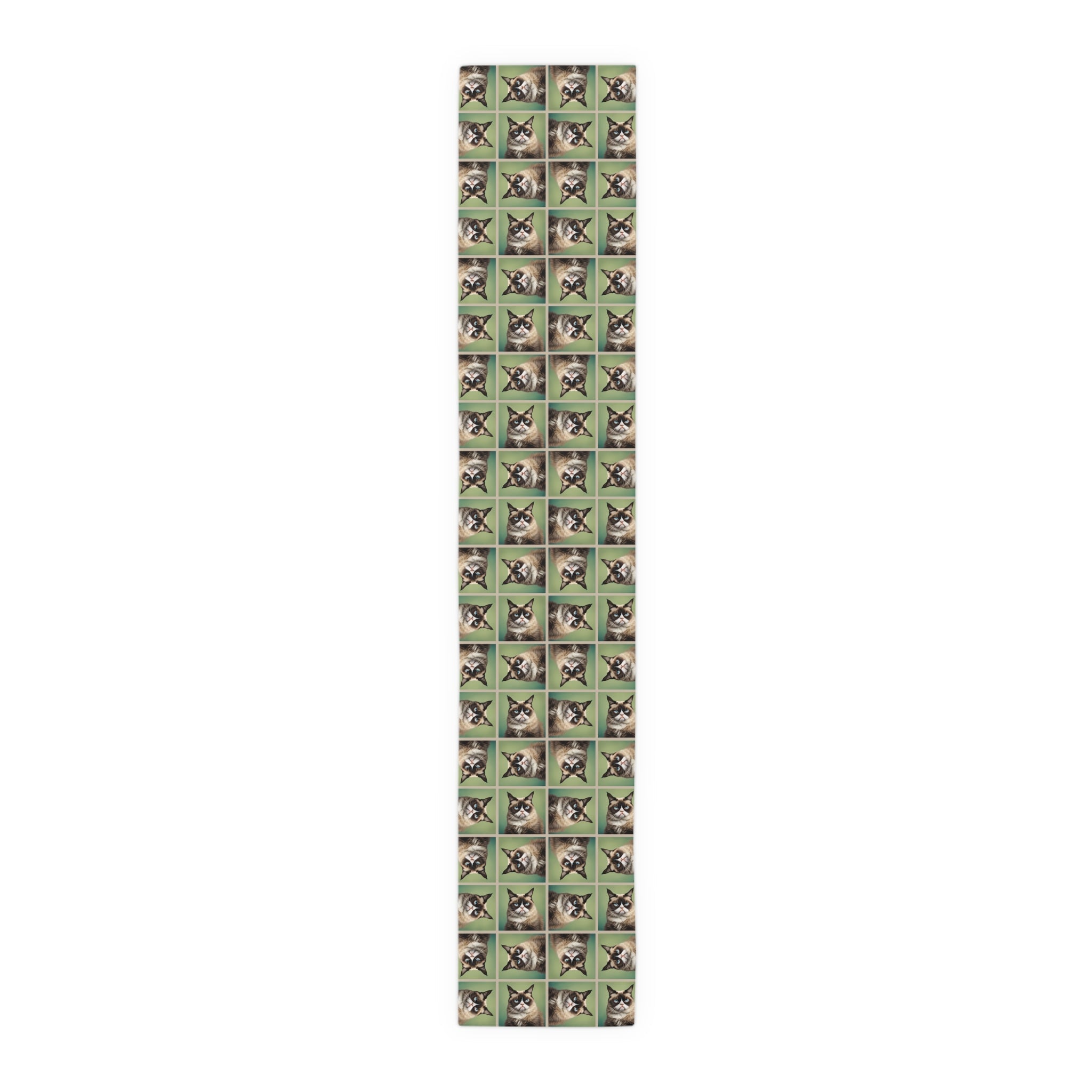 Whimsical Cat Print Table Runner - Perfect for Cat Lovers and Home Decor - Decor, Dining, Table Decor - EpiAl's Shop