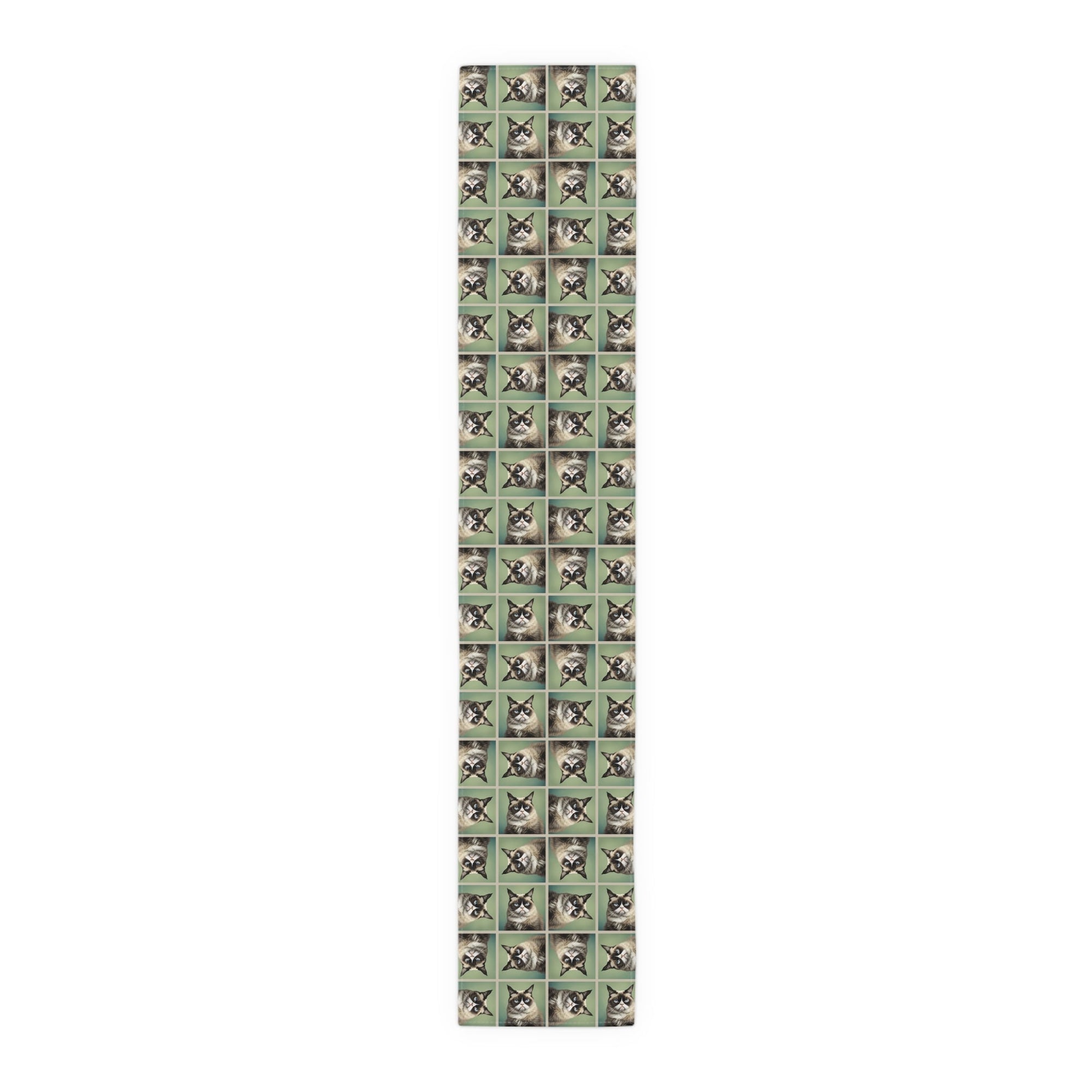 Whimsical Cat Print Table Runner - Perfect for Cat Lovers and Home Decor - Decor, Dining, Table Decor - EpiAl's Shop