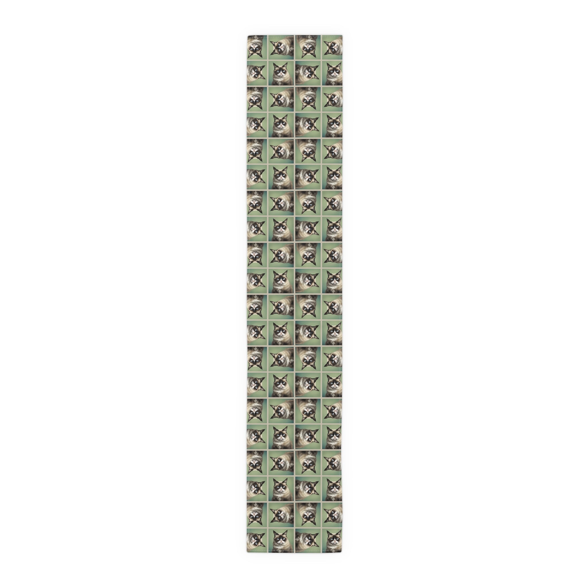 Whimsical Cat Print Table Runner - Perfect for Cat Lovers and Home Decor - Decor, Dining, Table Decor - EpiAl's Shop