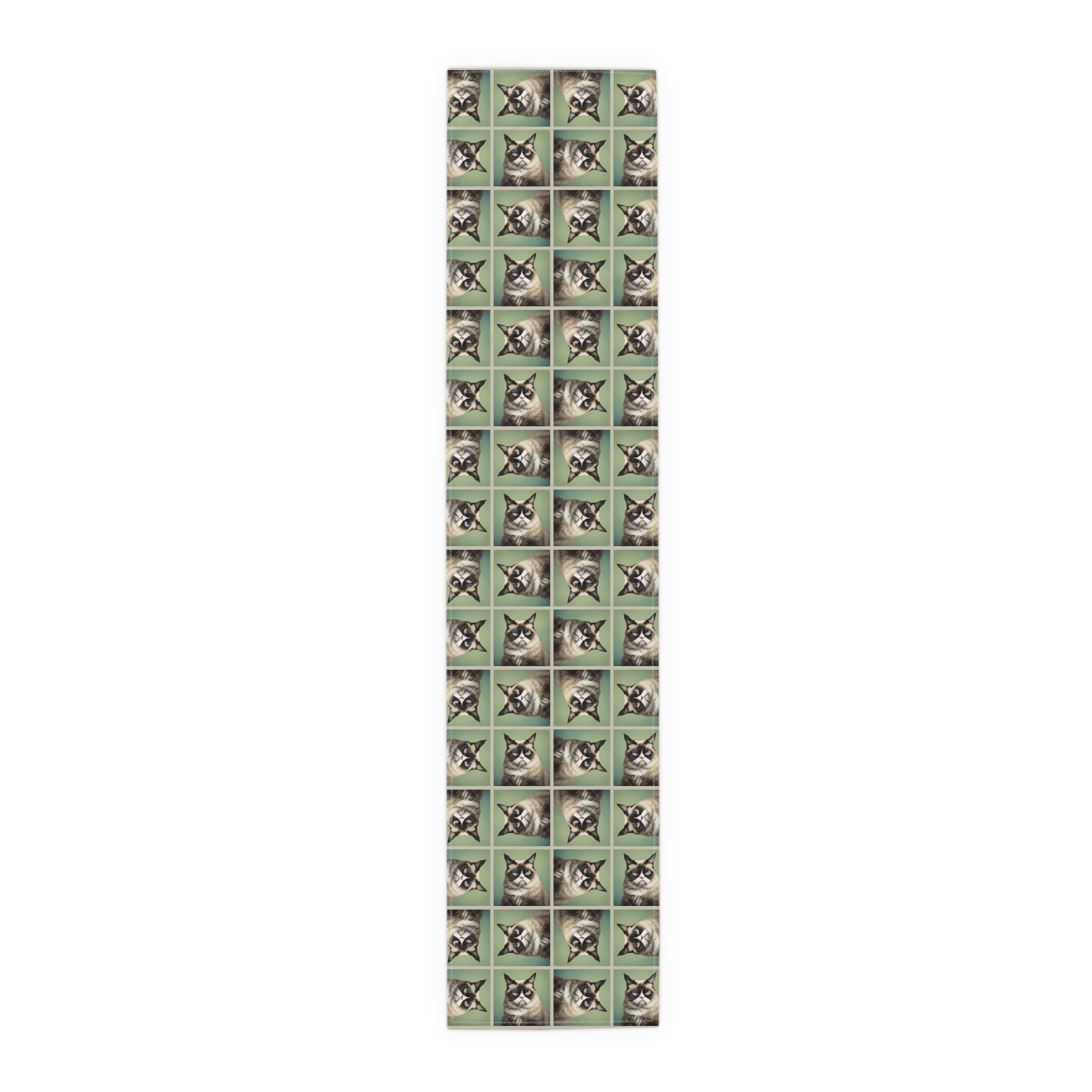 Whimsical Cat Print Table Runner - Perfect for Cat Lovers and Home Decor - Decor, Dining, Table Decor - EpiAl's Shop