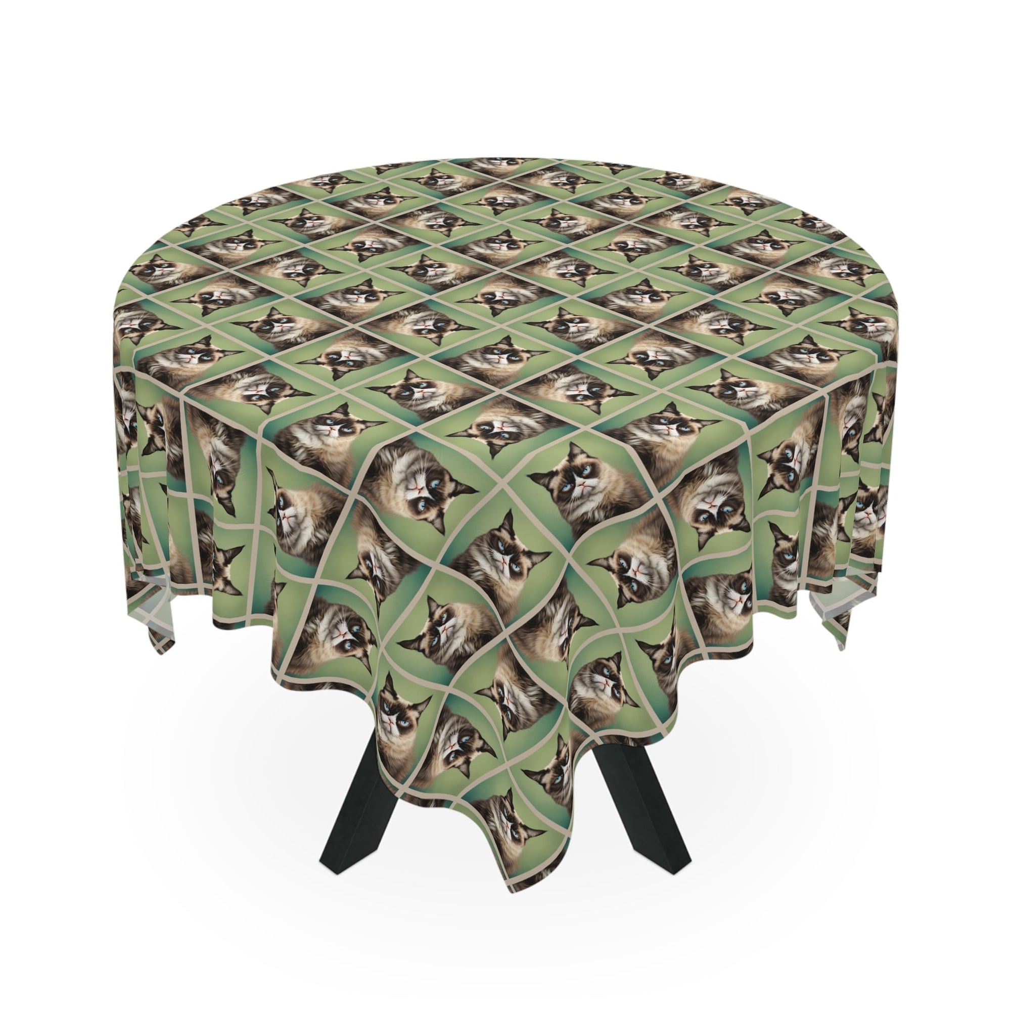 Whimsical Cat Tablecloth - Perfect for Pet Lovers | Unique Dining Decor - Decor, Dining, Table Decor - EpiAl's Shop