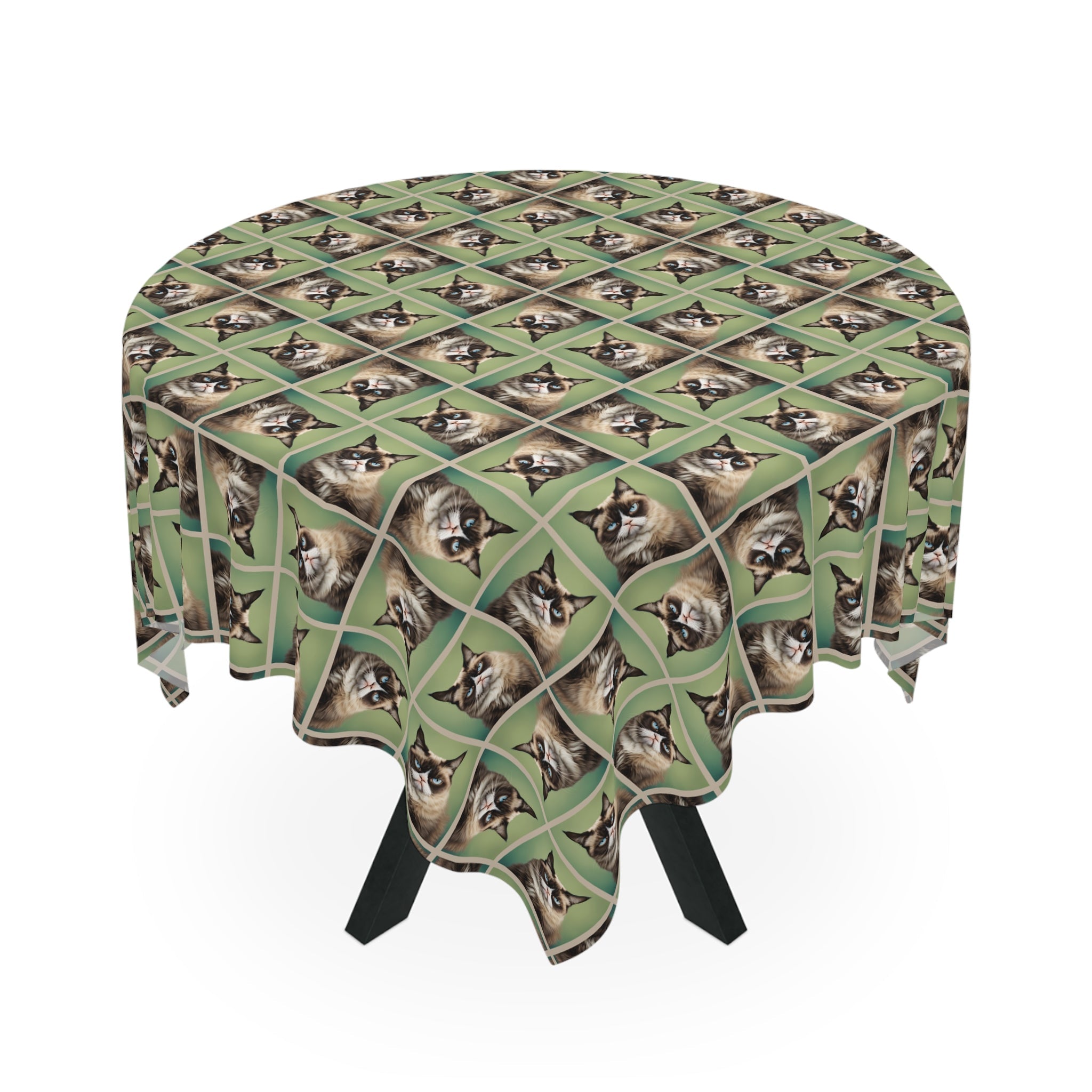 Whimsical Cat Tablecloth - Perfect for Pet Lovers | Unique Dining Decor - Decor, Dining, Table Decor - EpiAl's Shop