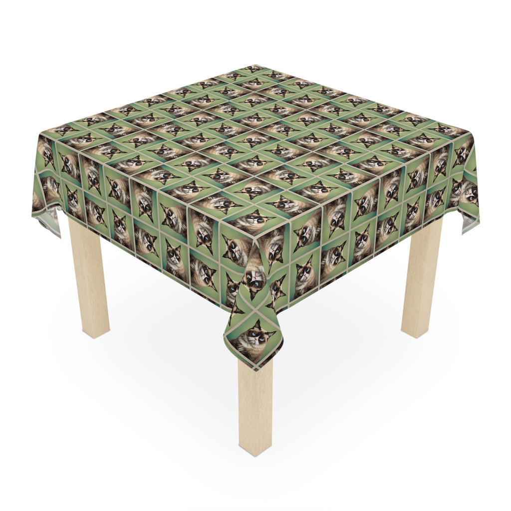 Whimsical Cat Tablecloth - Perfect for Pet Lovers | Unique Dining Decor - Decor, Dining, Table Decor - EpiAl's Shop