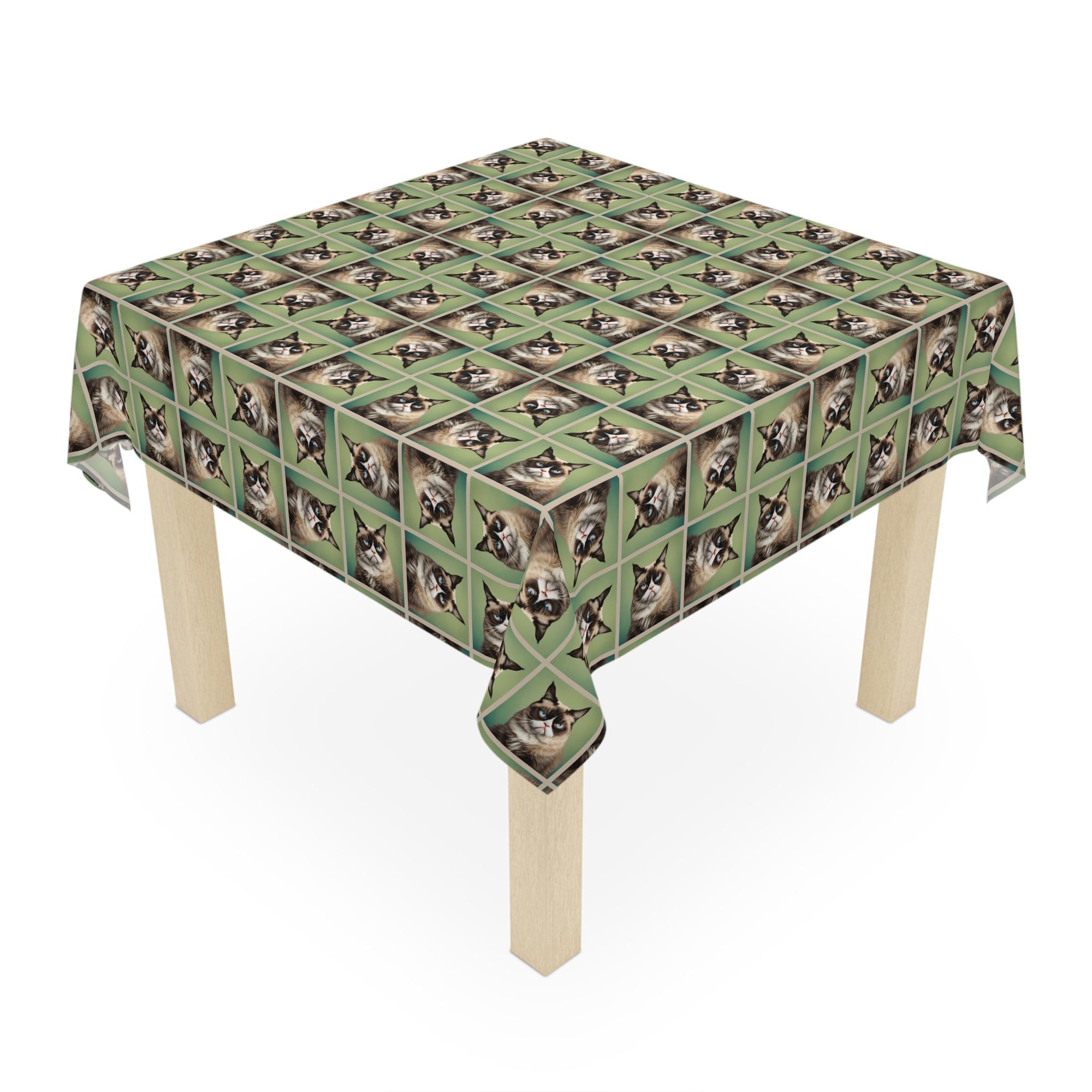Whimsical Cat Tablecloth - Perfect for Pet Lovers | Unique Dining Decor - Decor, Dining, Table Decor - EpiAl's Shop