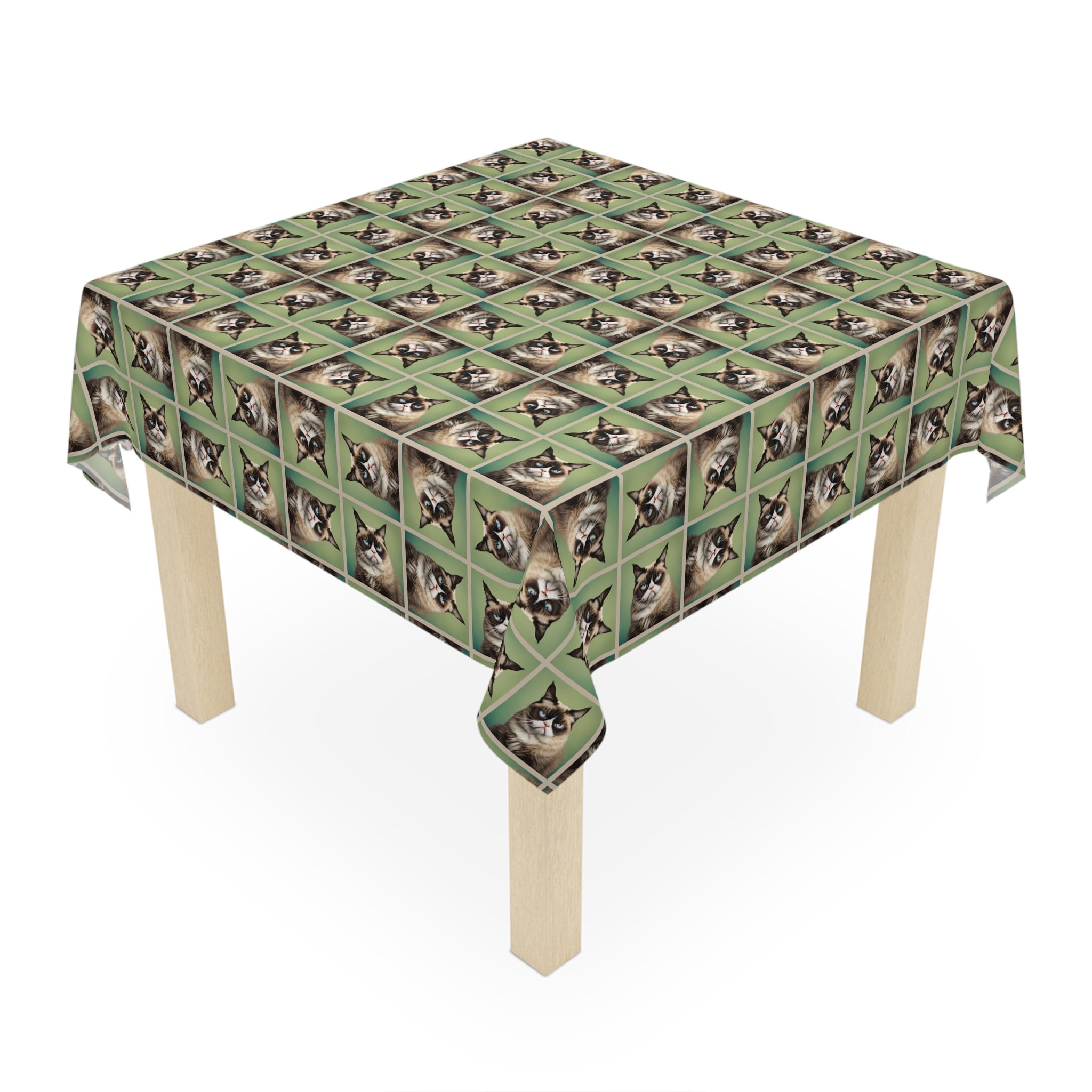 Whimsical Cat Tablecloth - Perfect for Pet Lovers | Unique Dining Decor - Decor, Dining, Table Decor - EpiAl's Shop