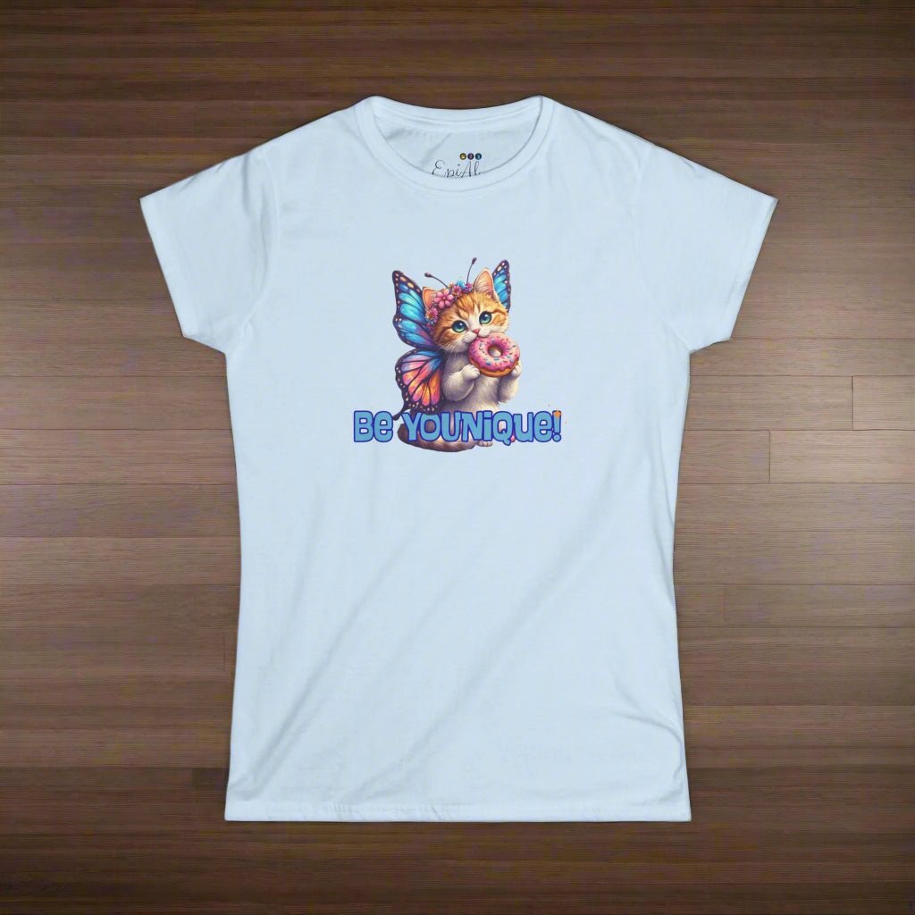 Whimsical Cat Tee: Be You - Nique, Fun Gift for Cat Lovers - Clothing, T-shirts - EpiAl's Shop