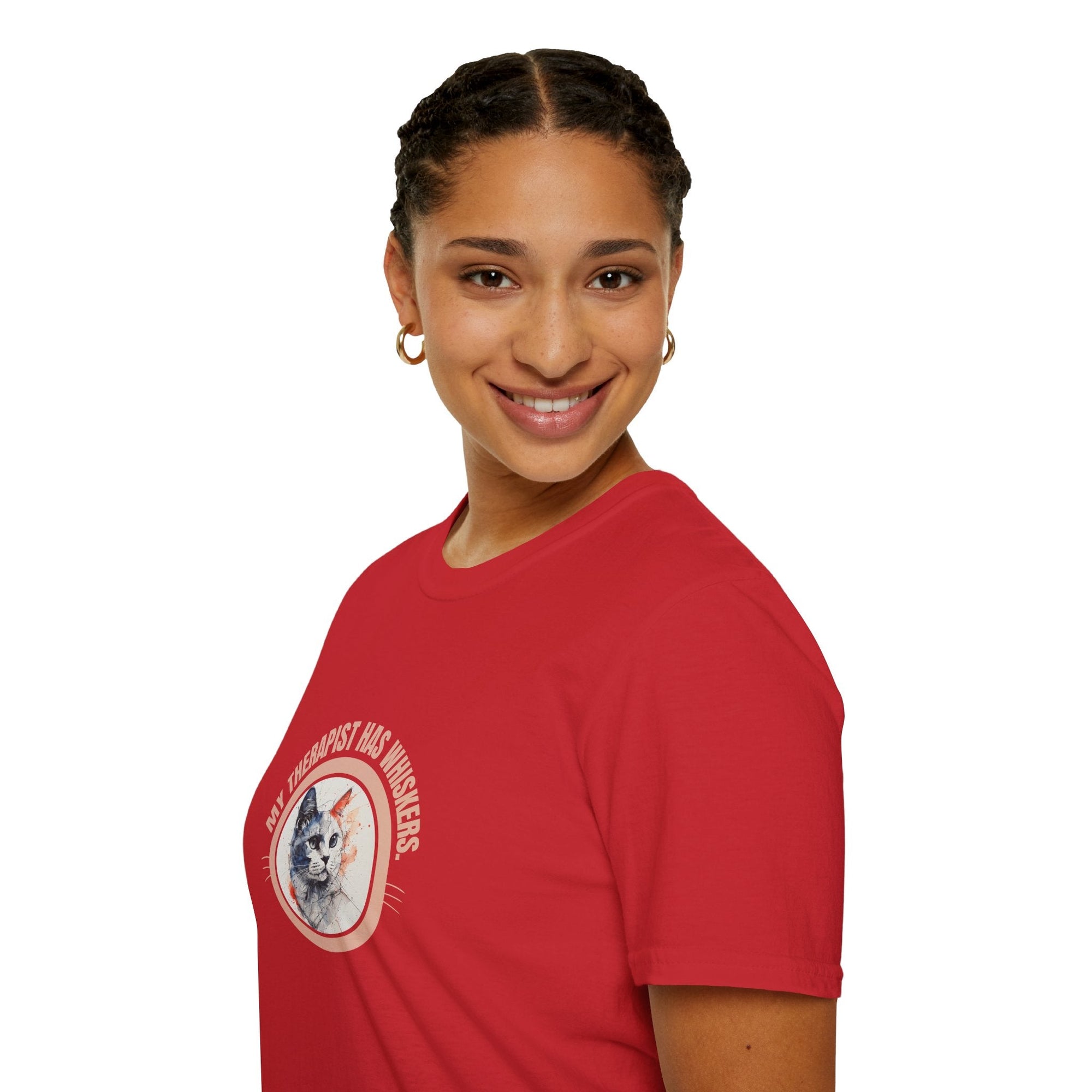 Whimsical Cat Therapy T-Shirt | Cute Pet Lover Tee - Clothing, T-shirts - EpiAl's Shop