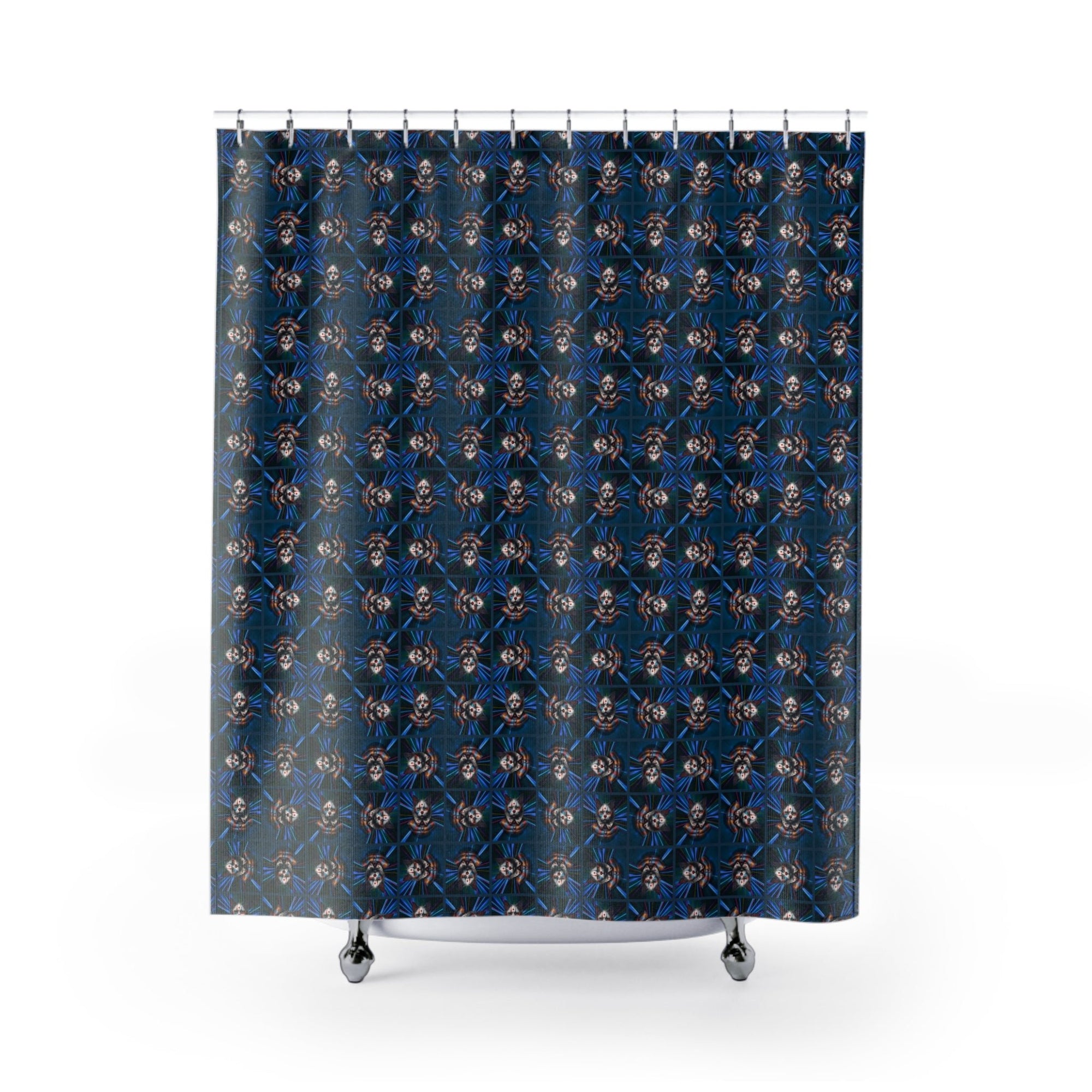 Whimsical Clown Cat Shower Curtains - Decor, Bathroom, Shower Curtains - EpiAl's Shop