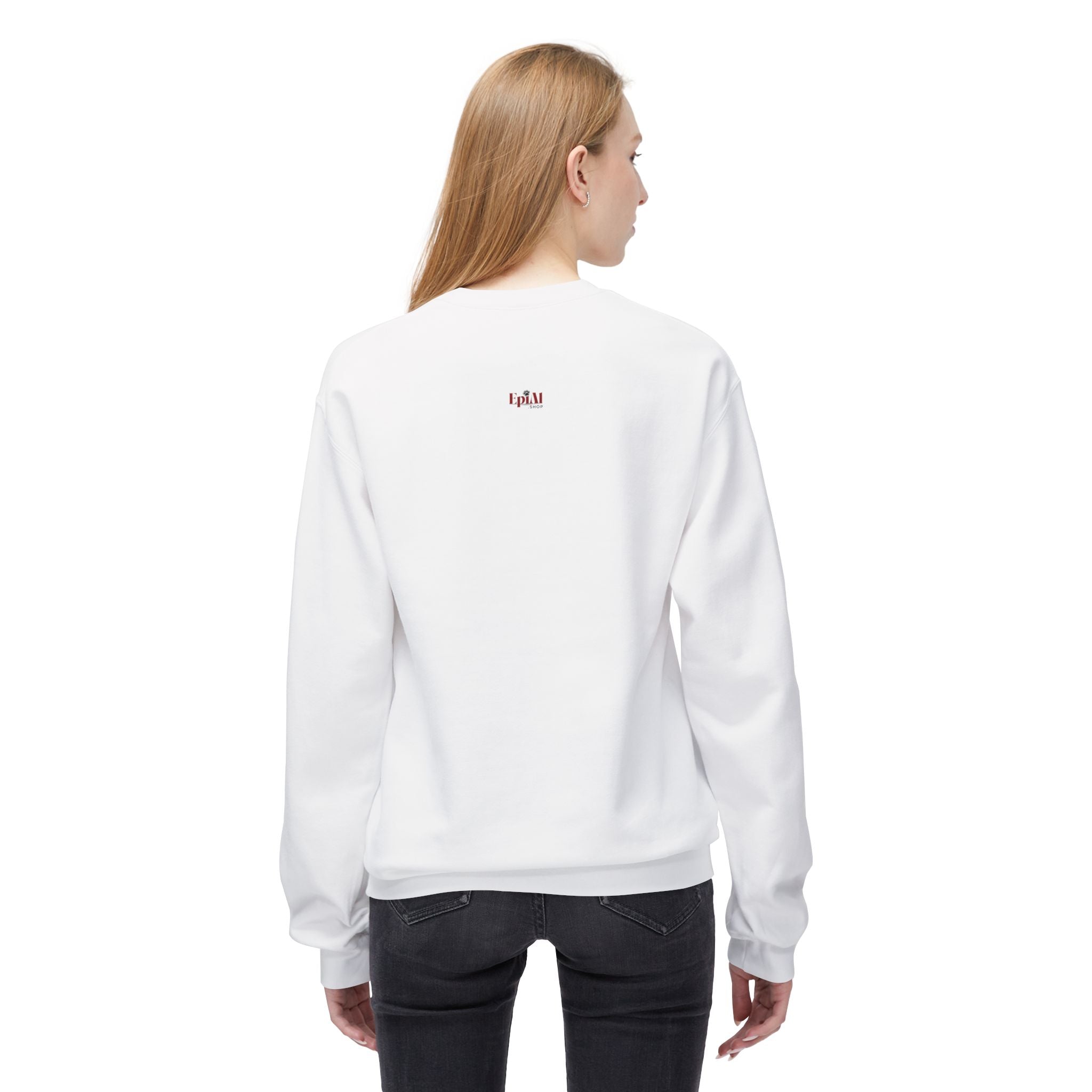 Whimsical Fall Fleece Kitty Sweatshirt, Cozy Autumn Apparel - Clothing, Sweatshirts - EpiAl's Shop