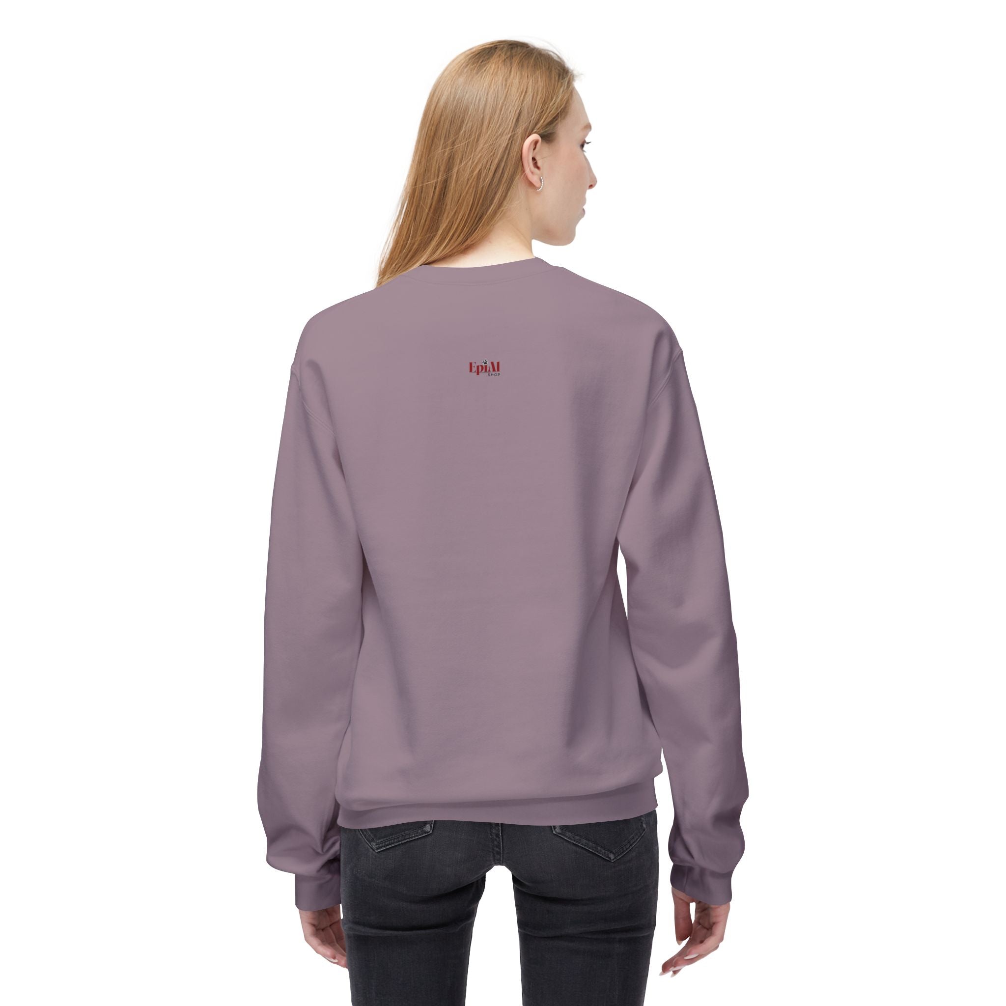 Whimsical Fall Fleece Kitty Sweatshirt, Cozy Autumn Apparel - Clothing, Sweatshirts - EpiAl's Shop