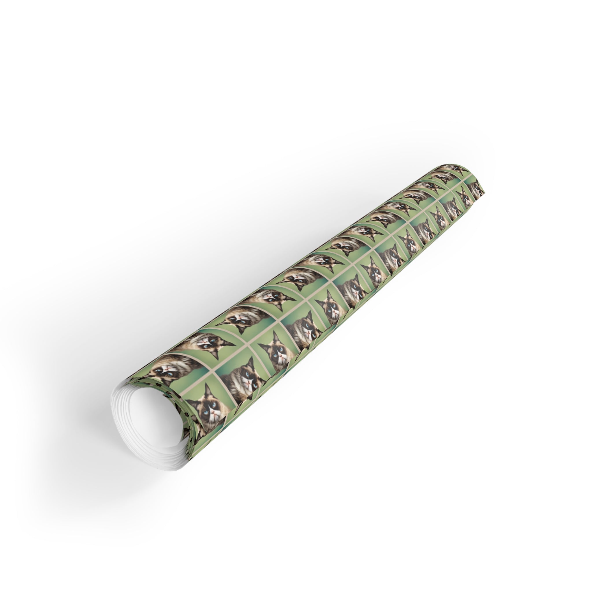 Whimsical Irritable Cat Gift Wrapping Paper Roll - Perfect for Animal Lovers - Paper Products, Gift Wrapping Paper - EpiAl's Shop