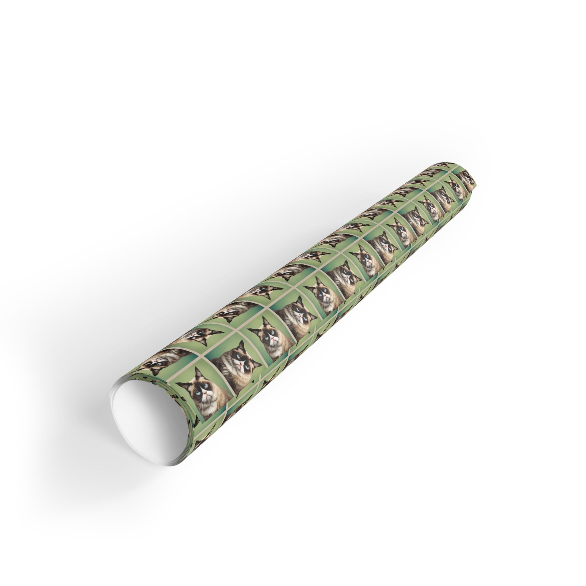 Whimsical Irritable Cat Gift Wrapping Paper Roll - Perfect for Animal Lovers - Paper Products, Gift Wrapping Paper - EpiAl's Shop