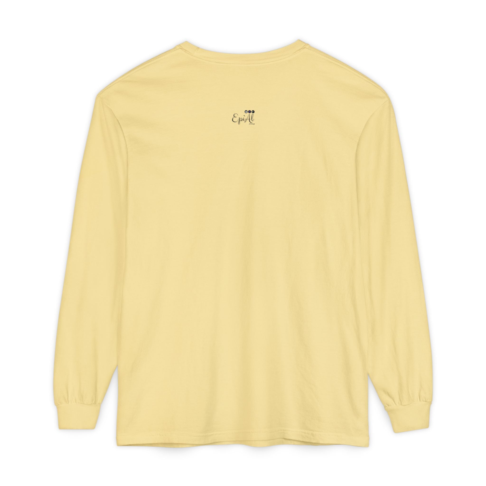 Whimsical Long Sleeve T-Shirt with Giant Cat Design - Clothing, T-shirts, Long - Sleeve - EpiAl's Shop