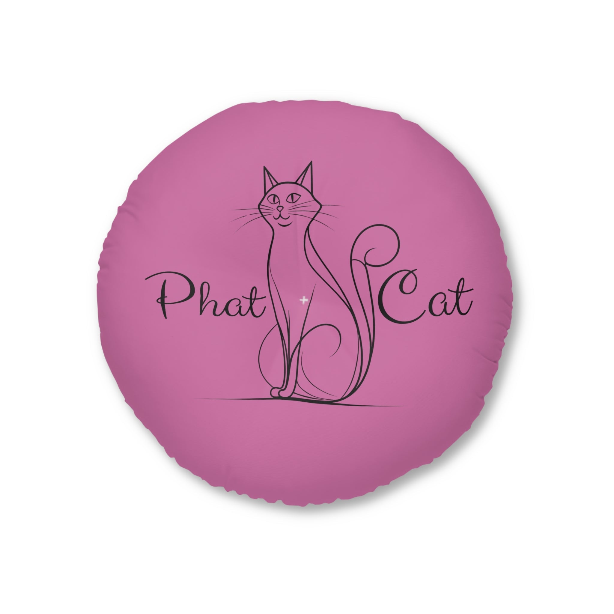 Whimsical Phat Cat Tufted Floor Pillow - Decor, Home, Pillows - EpiAl's Shop