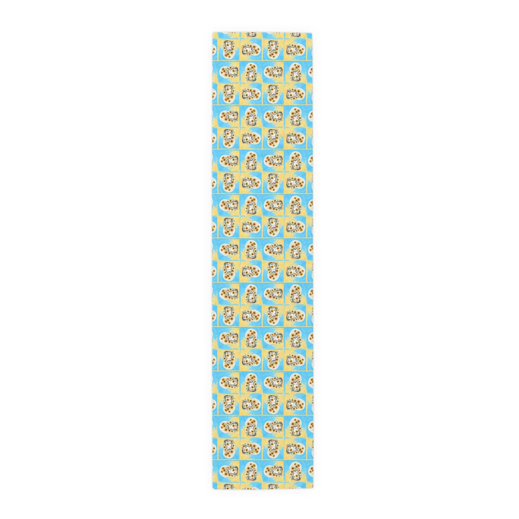 Whimsical Sunflower Kitty Table Runner - Decor, Dining, Table Decor - EpiAl's Shop