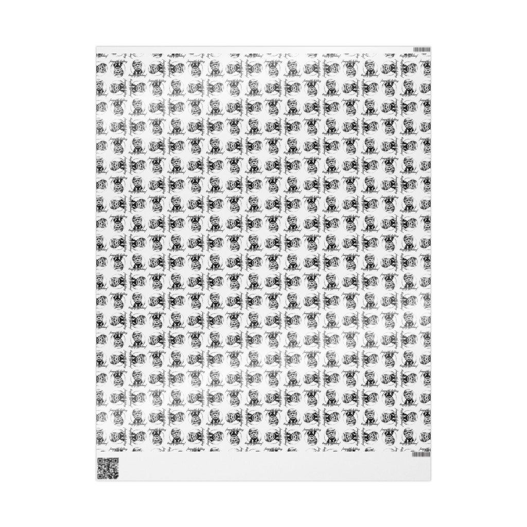 Whimsical Trump Happy Birthday Wrapping Paper - Paper Products, Gift Wrapping Paper - EpiAl's Shop