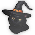 Whimsical Witch Cat Pillow Halloween Decor - Decor, Home, Pillows - EpiAl's Shop