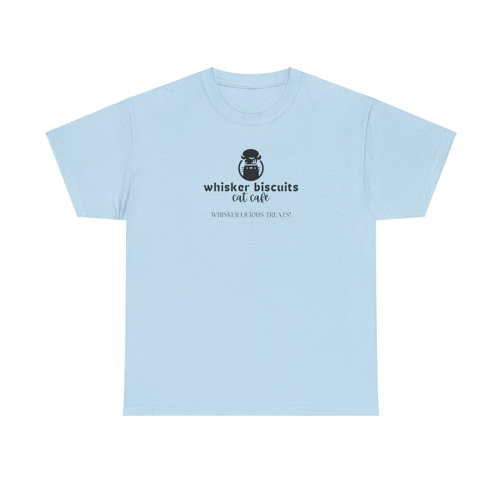 Whisker Biscuits Cat Cafe Unisex Heavy Cotton Tee - T-Shirt - EpiAl's Shop