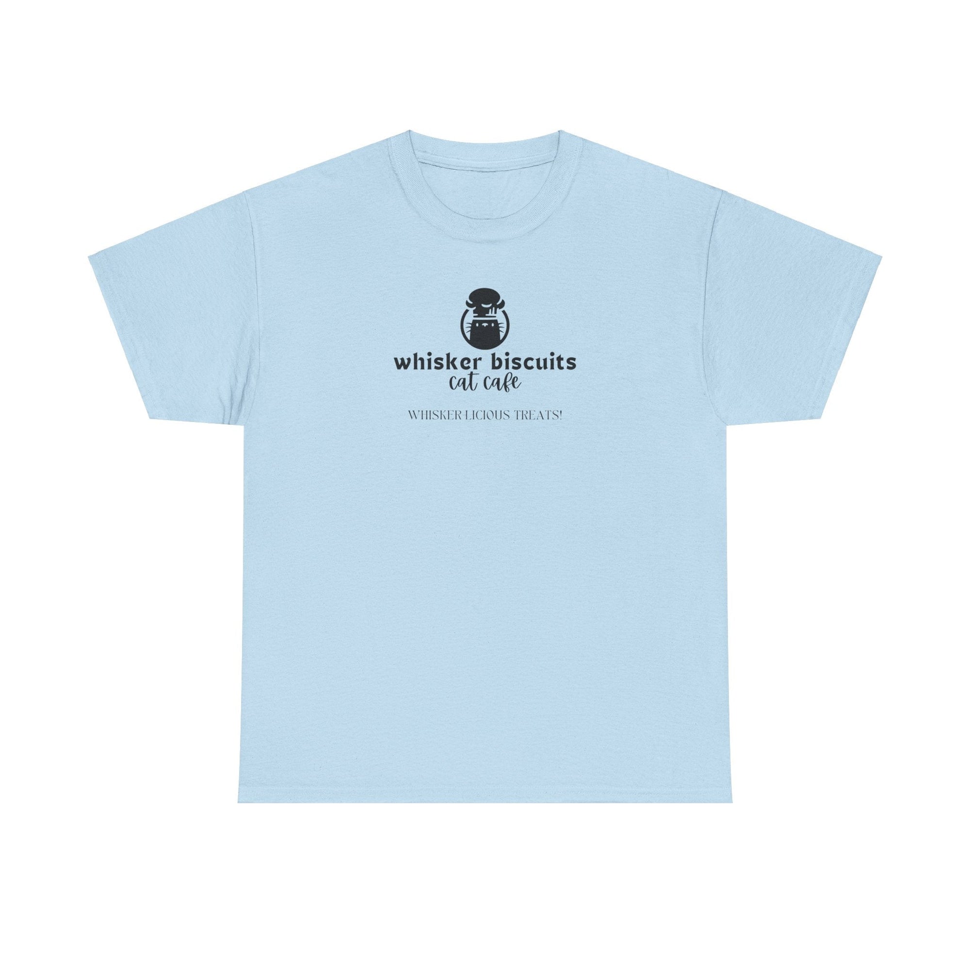 Whisker Biscuits Cat Cafe Unisex Heavy Cotton Tee - T-Shirt - EpiAl's Shop