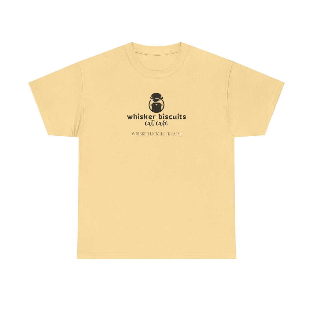 Whisker Biscuits Cat Cafe Unisex Heavy Cotton Tee - T-Shirt - EpiAl's Shop