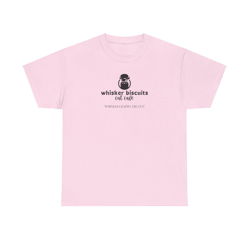 Whisker Biscuits Cat Cafe Unisex Heavy Cotton Tee - T-Shirt - EpiAl's Shop