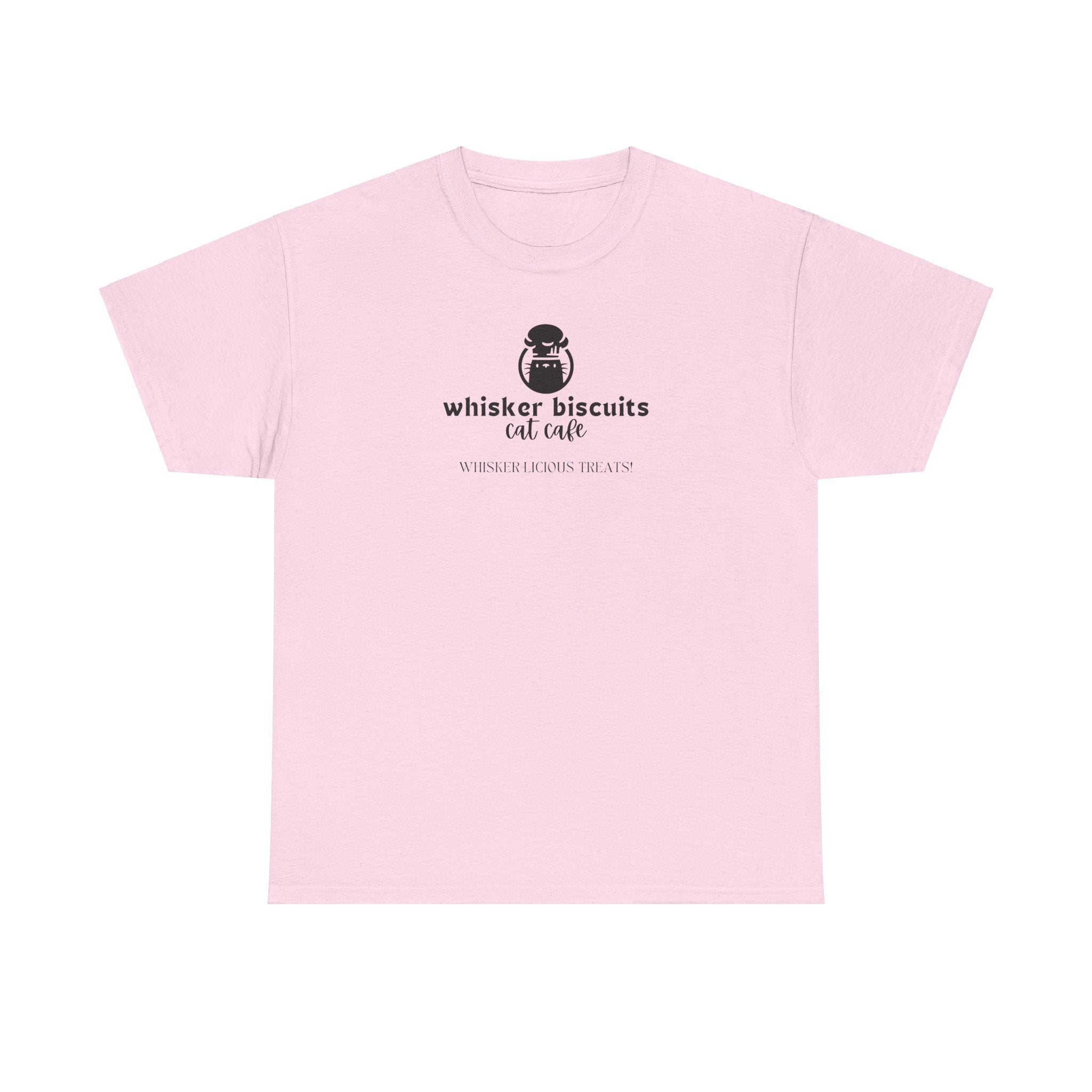 Whisker Biscuits Cat Cafe Unisex Heavy Cotton Tee - T-Shirt - EpiAl's Shop