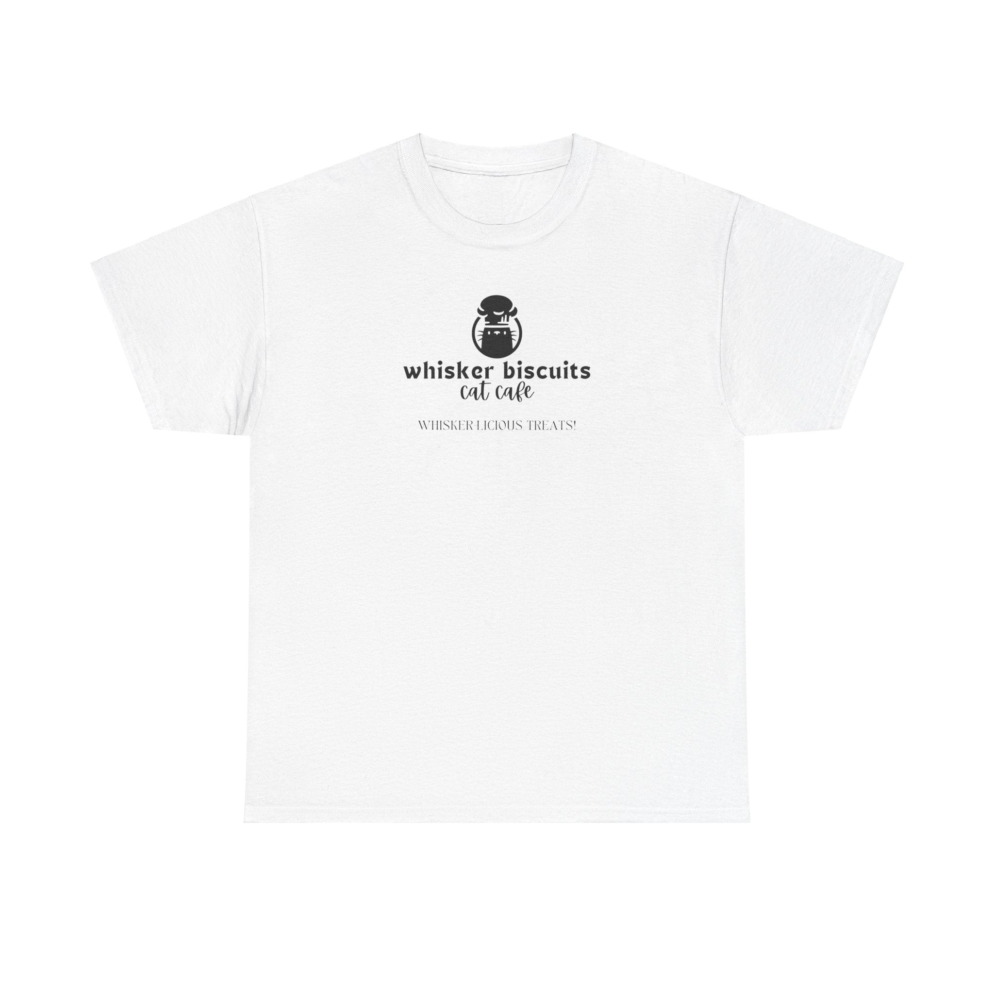 Whisker Biscuits Cat Cafe Unisex Heavy Cotton Tee - T-Shirt - EpiAl's Shop