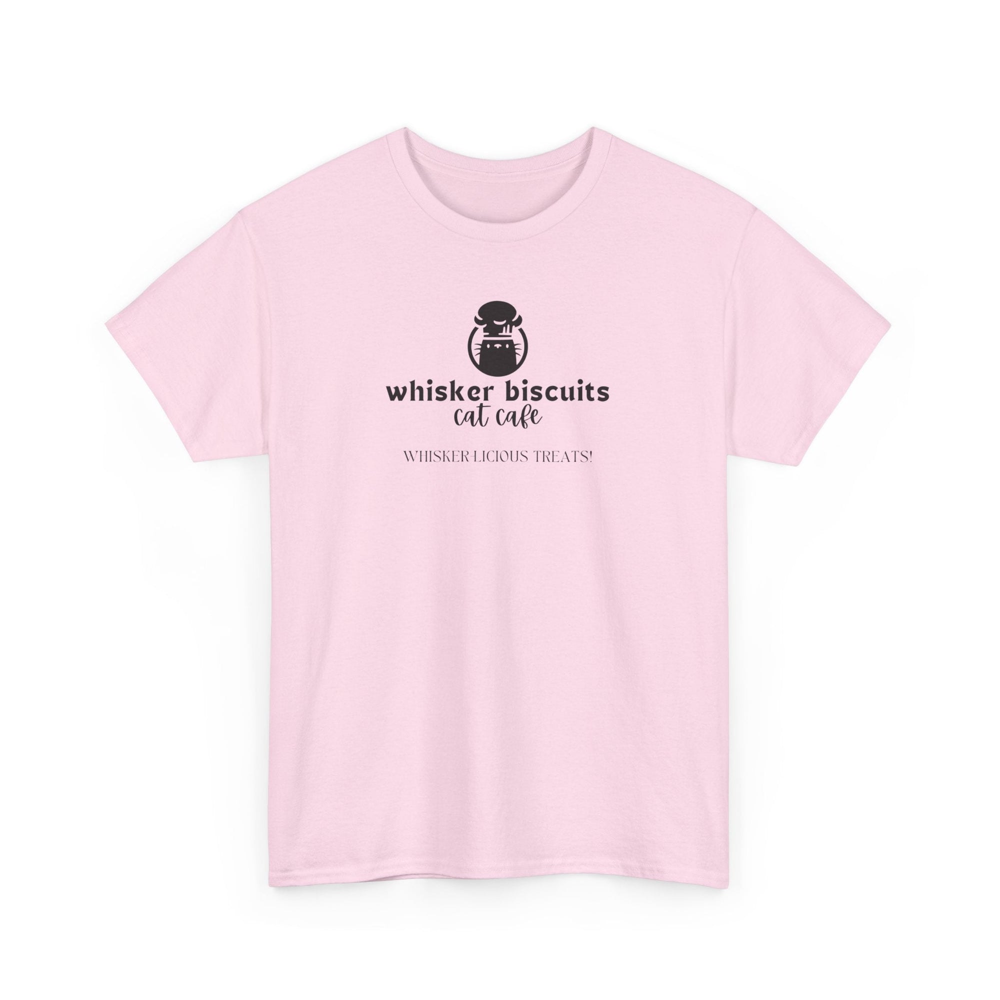 Whisker Biscuits Cat Cafe Unisex Heavy Cotton Tee - T-Shirt - EpiAl's Shop
