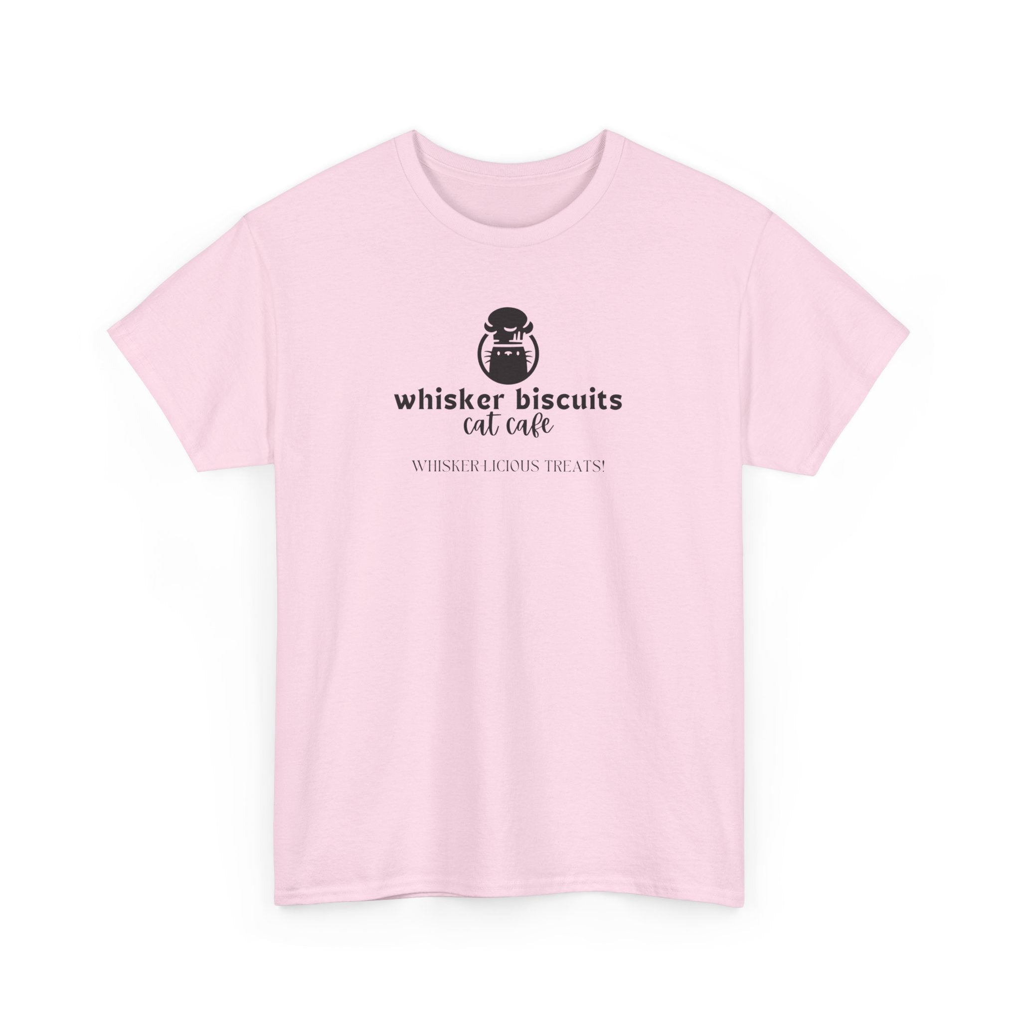 Whisker Biscuits Cat Cafe Unisex Heavy Cotton Tee - T-Shirt - EpiAl's Shop