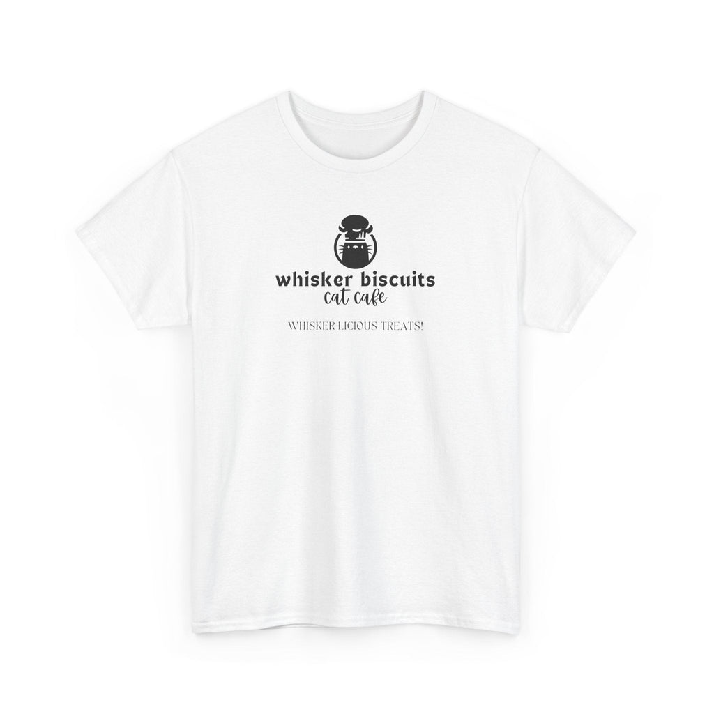 Whisker Biscuits Cat Cafe Unisex Heavy Cotton Tee - T-Shirt - EpiAl's Shop
