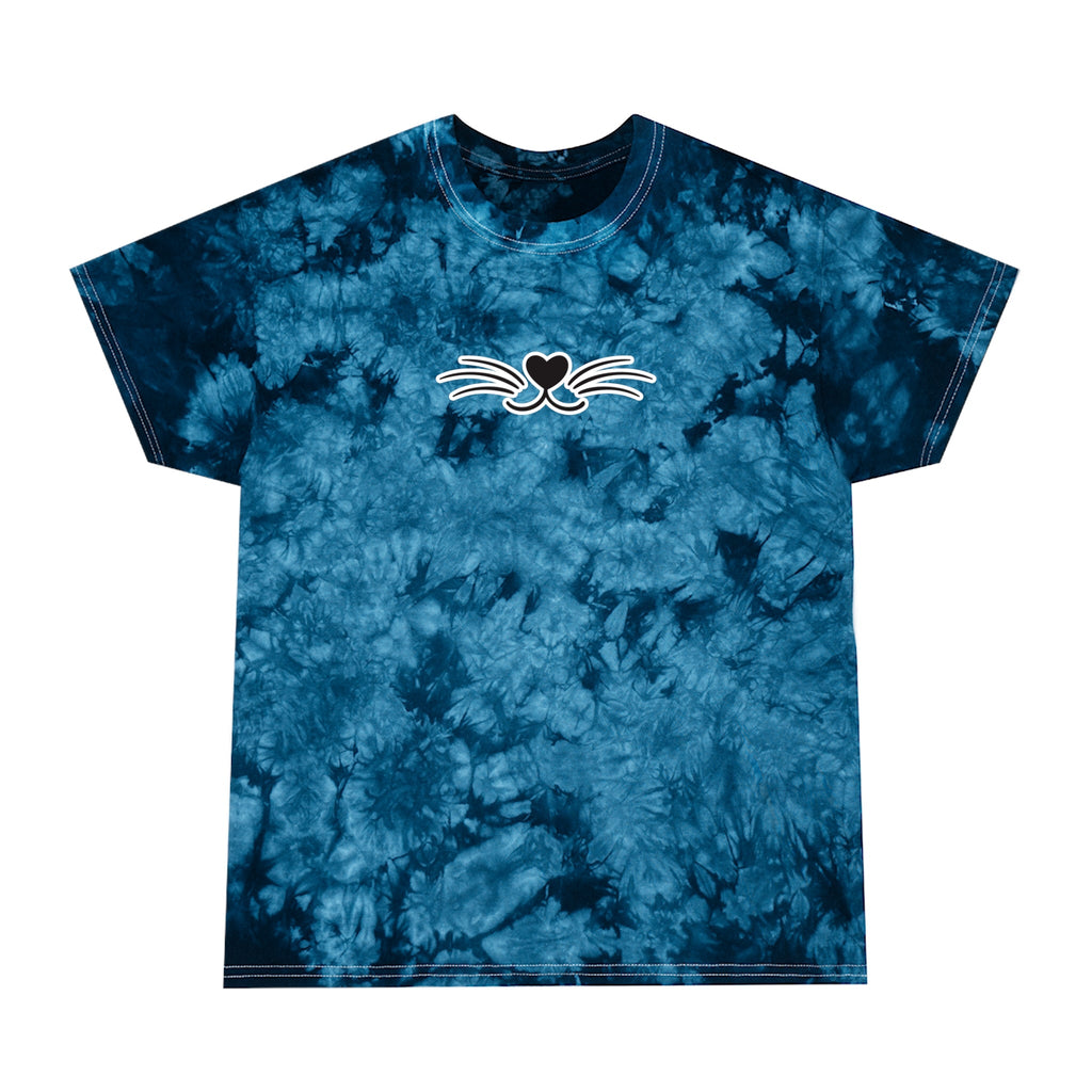 Whiskers Tie - Dye Tee, Crystal - T - Shirt - Epileptic Al’s Shop