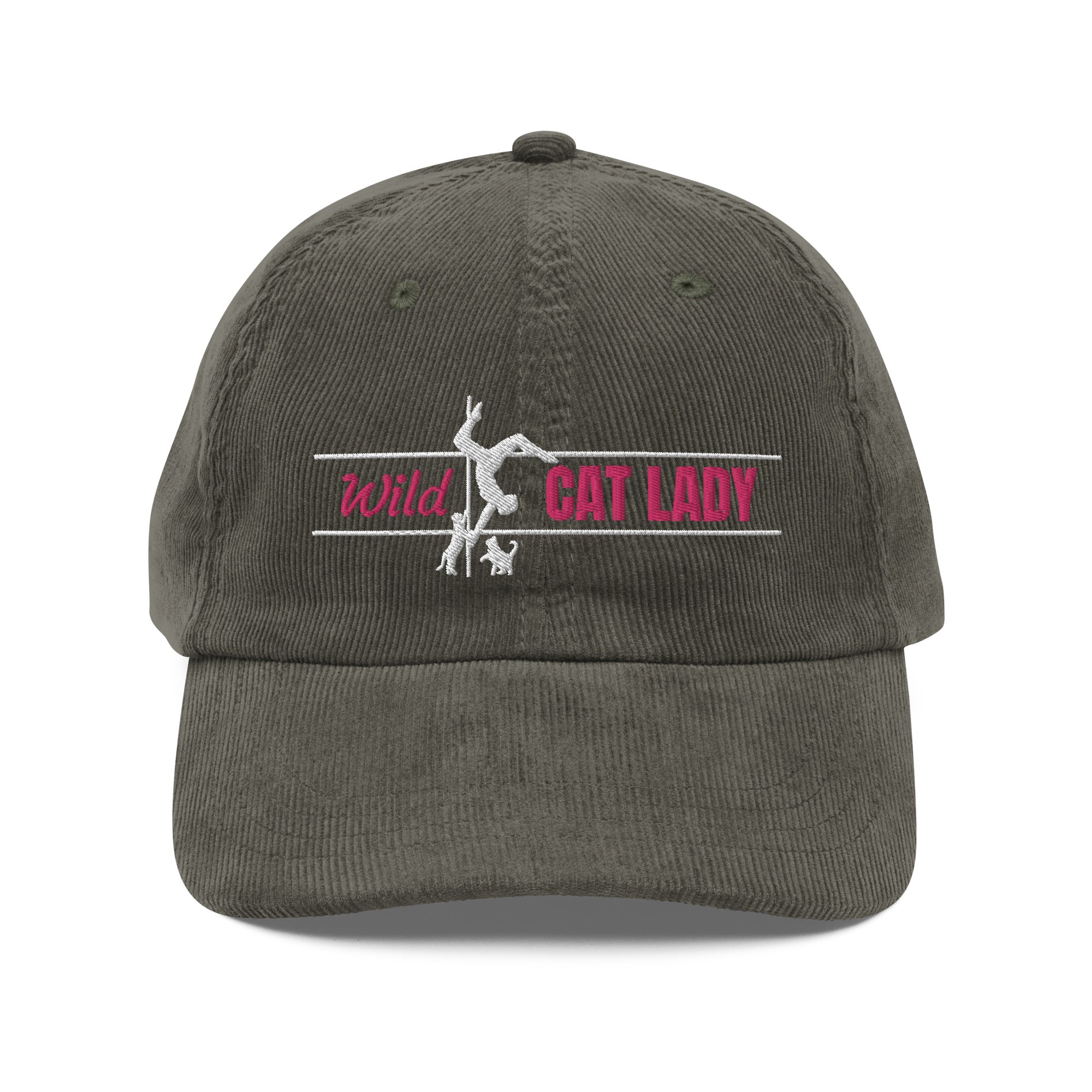 Wild Cat Lady Corduroy Hat - Hats - EpiAl's Shop