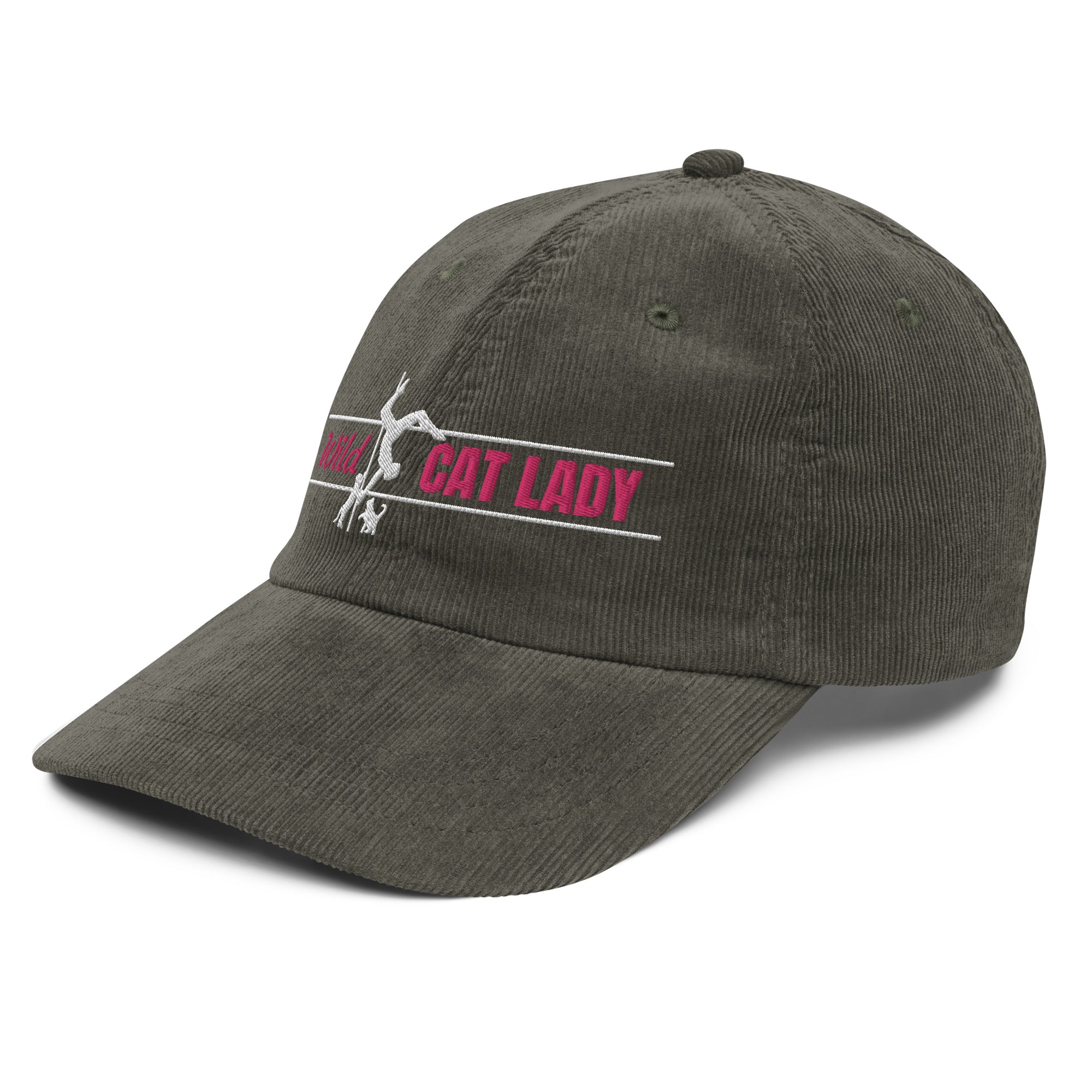 Wild Cat Lady Corduroy Hat - Hats - EpiAl's Shop