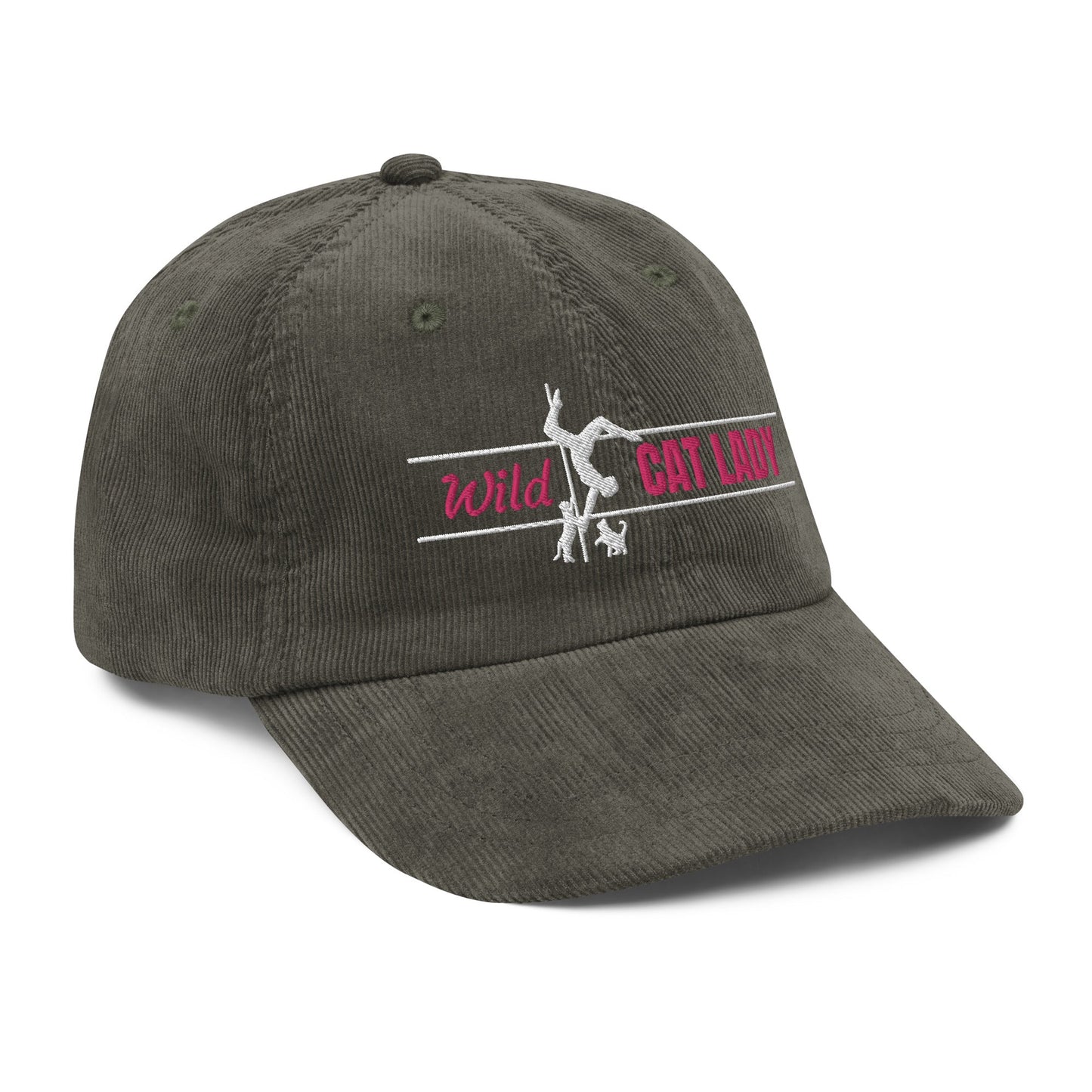 Wild Cat Lady Corduroy Hat - Hats - EpiAl's Shop