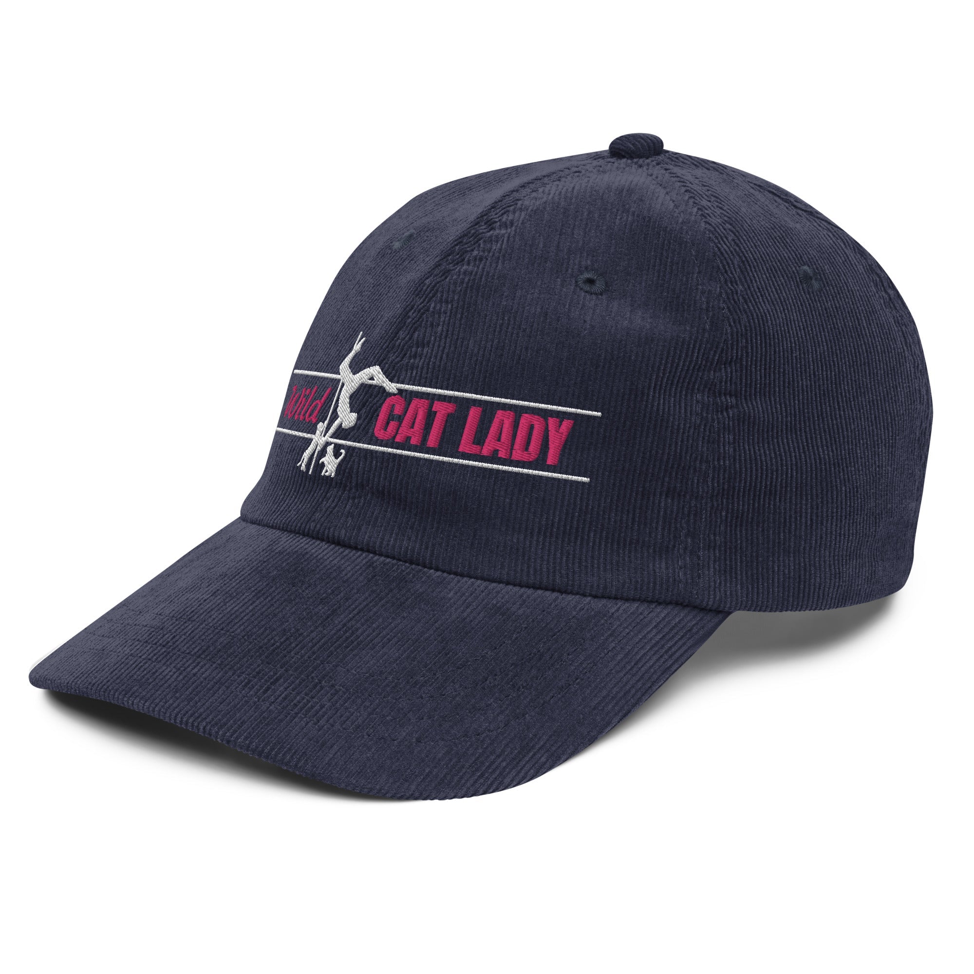 Wild Cat Lady Corduroy Hat - Hats - EpiAl's Shop