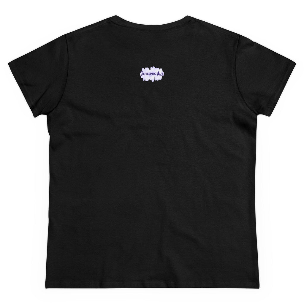 Wildflower Kitty Women's Midweight Cotton Tee - T - Shirt - Epileptic Al’s Shop