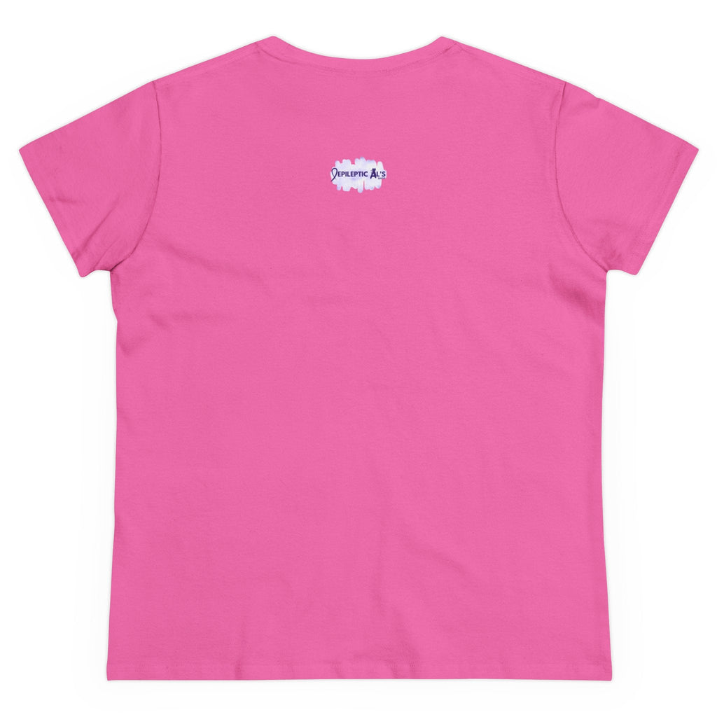 Wildflower Kitty Women's Midweight Cotton Tee - T - Shirt - Epileptic Al’s Shop