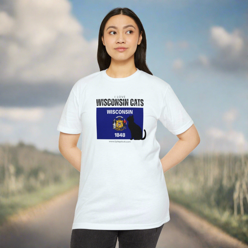 Wisconsin Cats Unisex CVC Jersey T - shirt - T - Shirt - Epileptic Al’s Shop